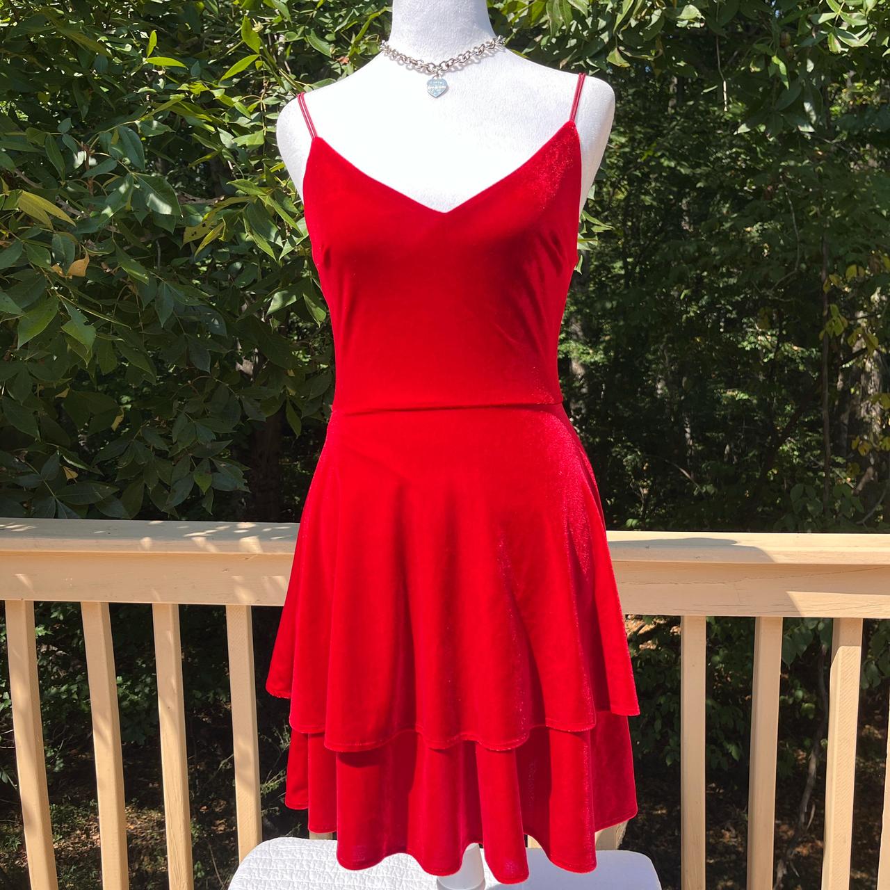 B darlin red dress best sale