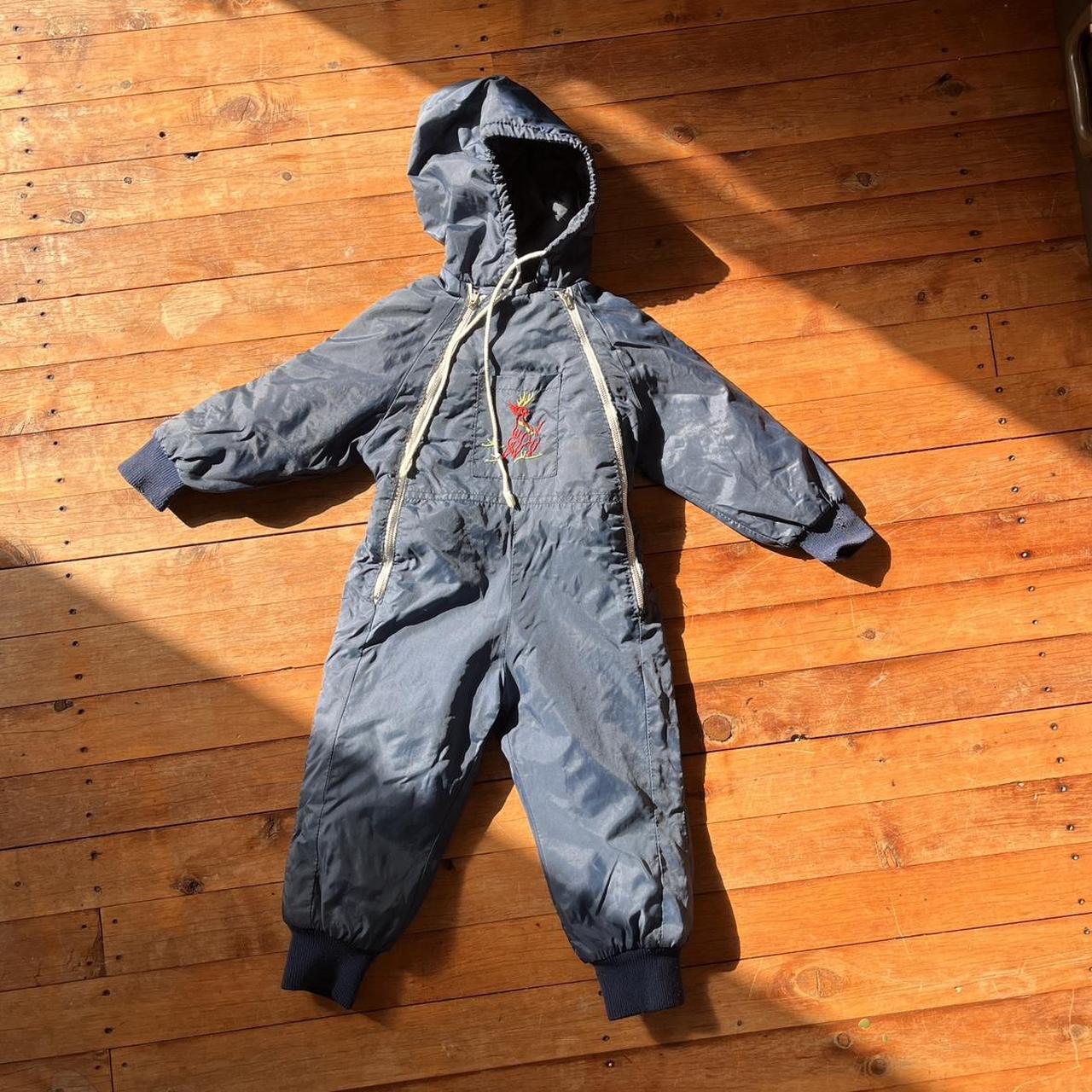 Vintage baby snow suit wet weather suit. It has. Depop