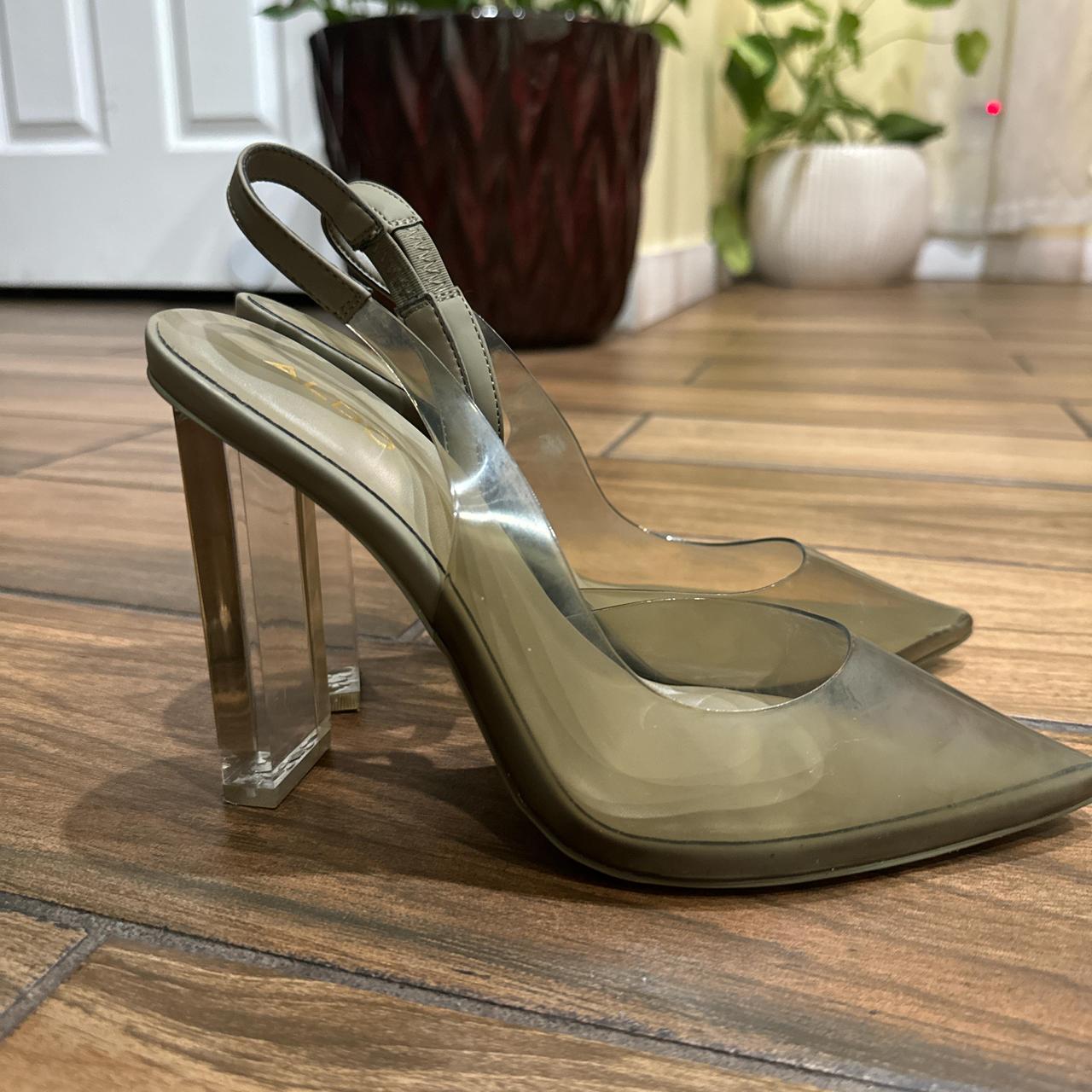 Aldo clear heels best sale