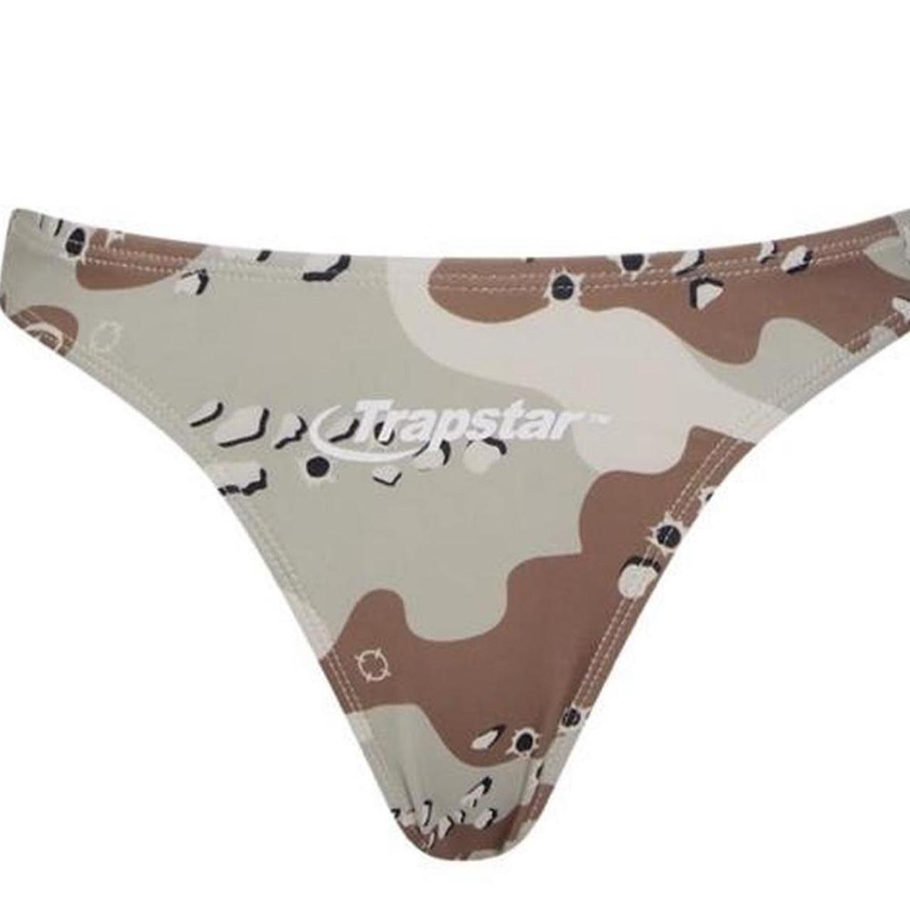 Trapstar camo bikini bottoms Size medium Never worn Depop