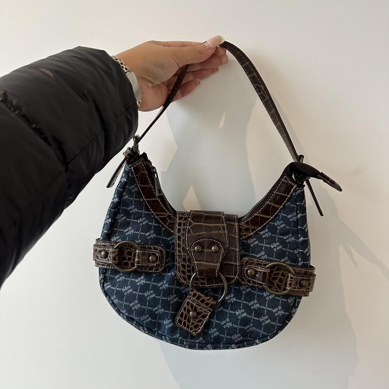 Urban outfitters denim mini shoulder bag Brand new... - Depop