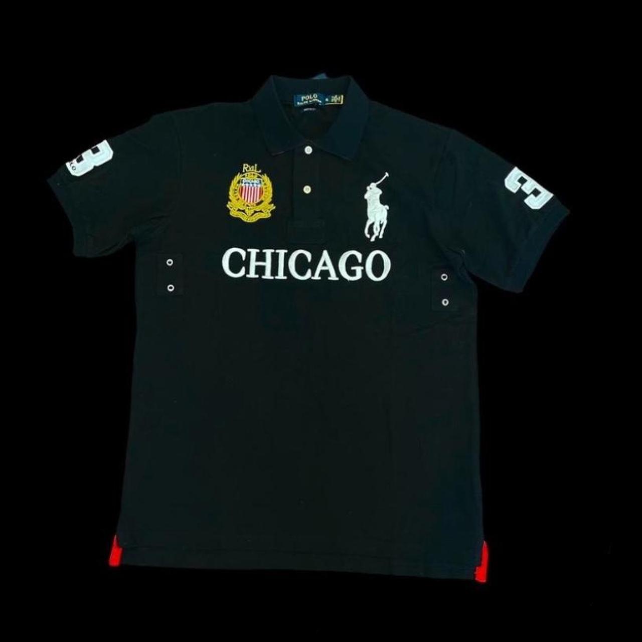 ✅90s Ralph Lauren パッチワーク ポロシャツ XL チーフキーフ ✓90s Ralph Lauren パッチワーク ポロシャツ XL チーフキーフ