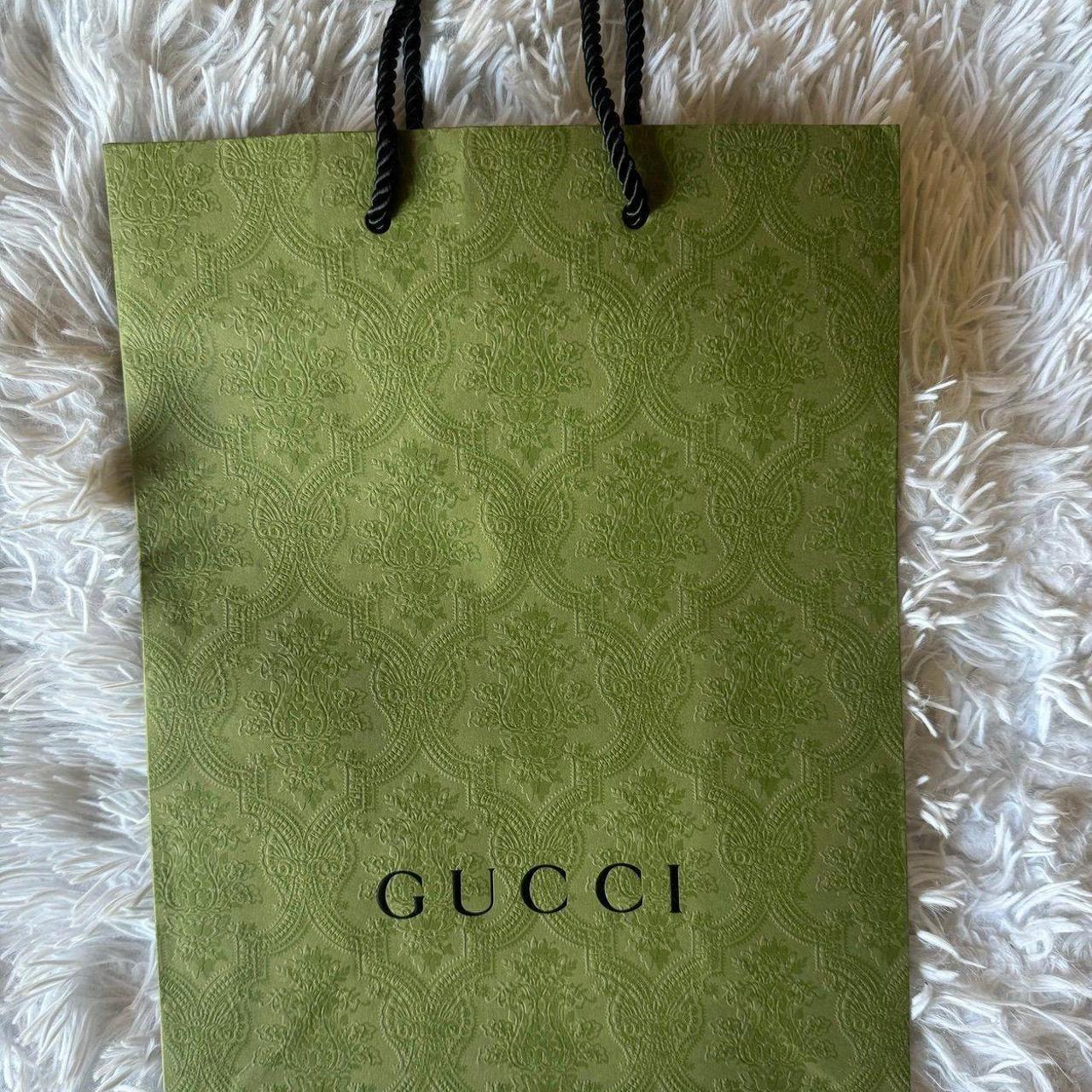 Gucci Shopping Bag Green outlet Pape