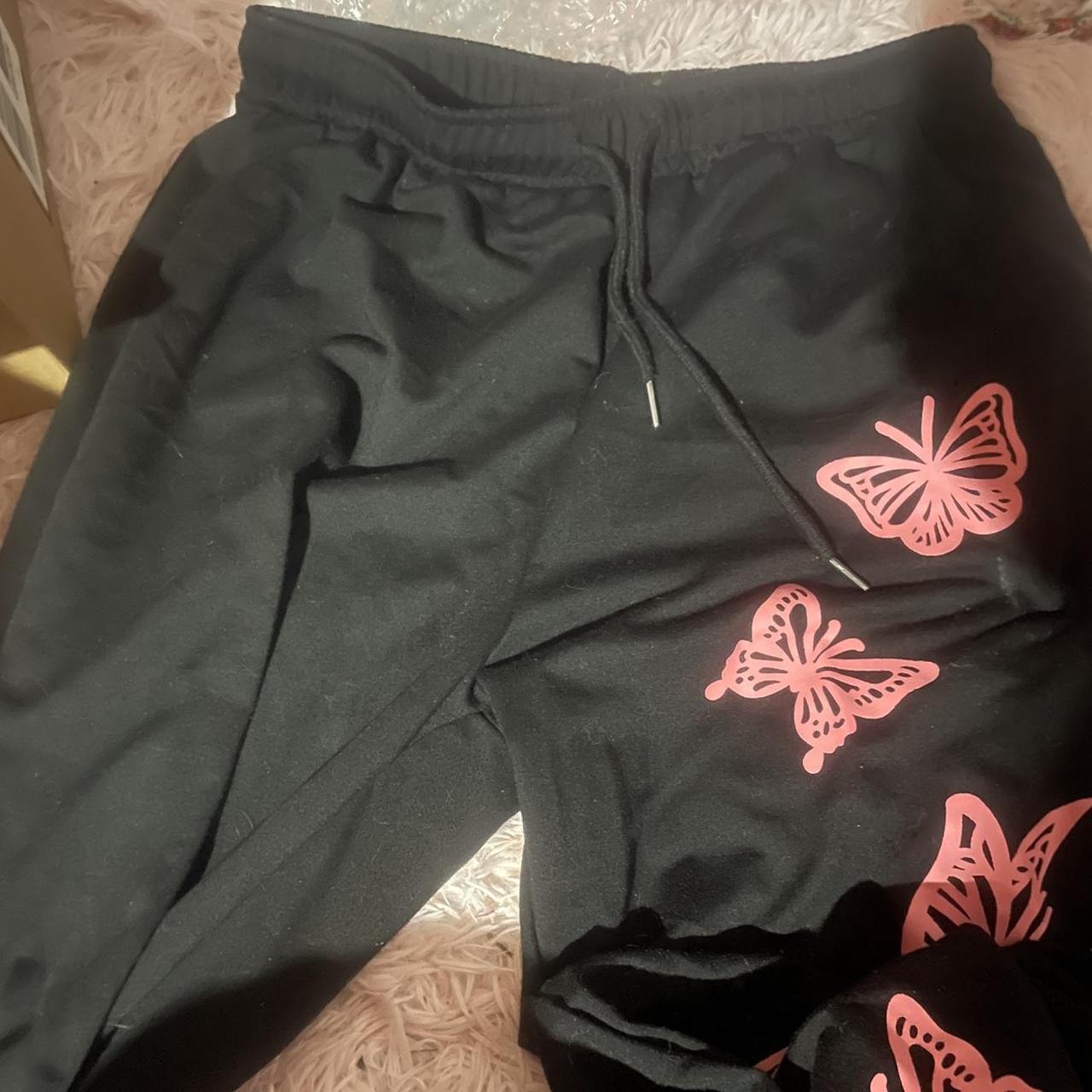 Butterfly sweatpants Depop