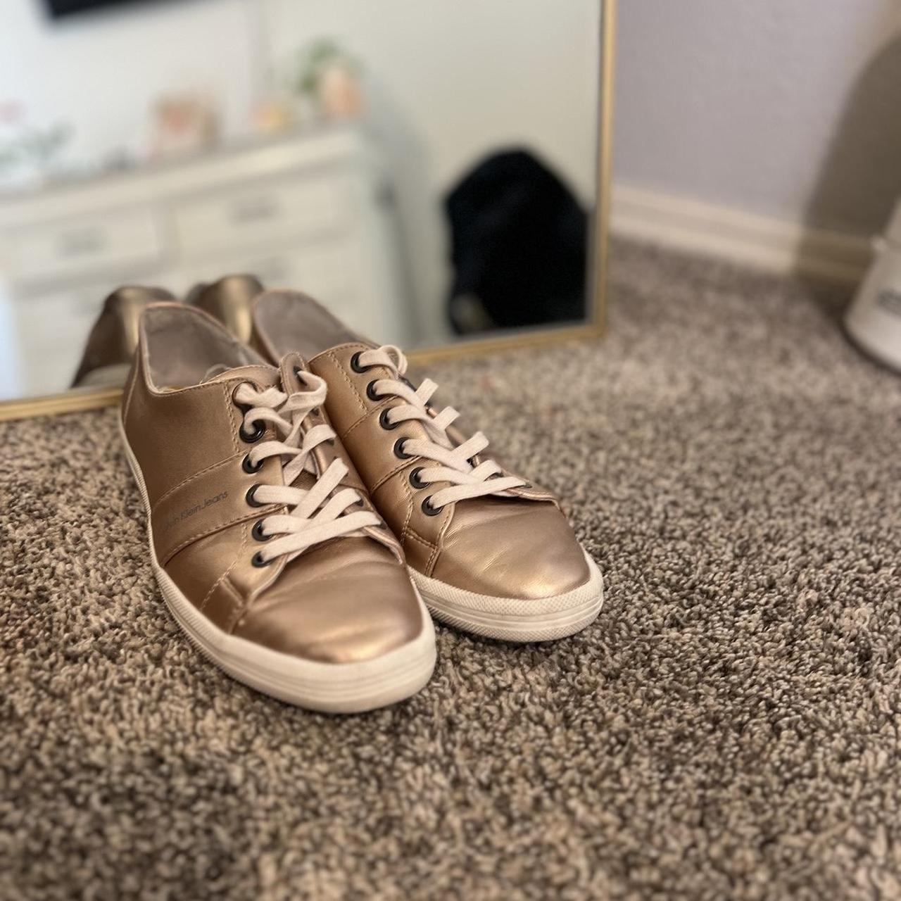 calvin klein pink sneakers