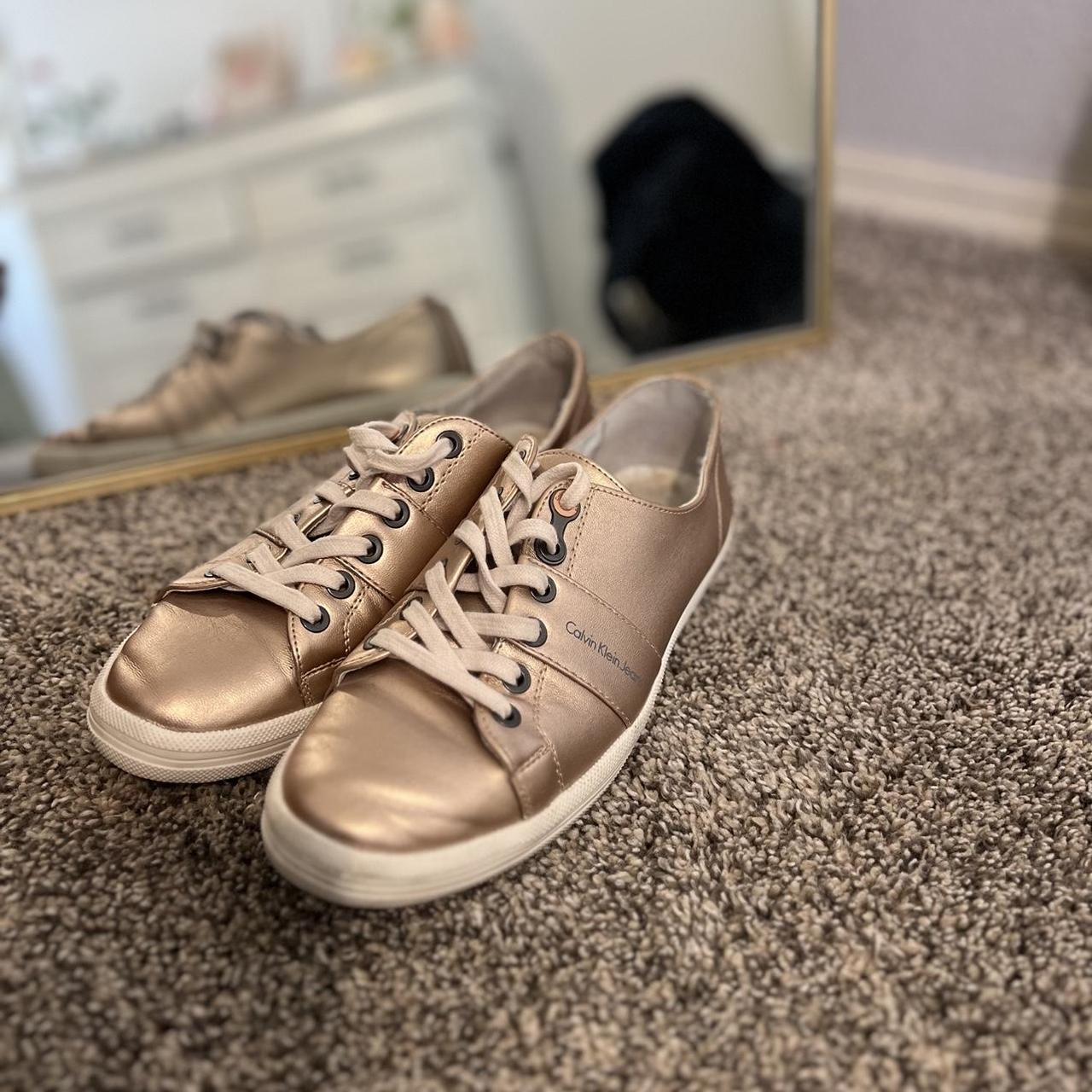 calvin klein pink sneakers
