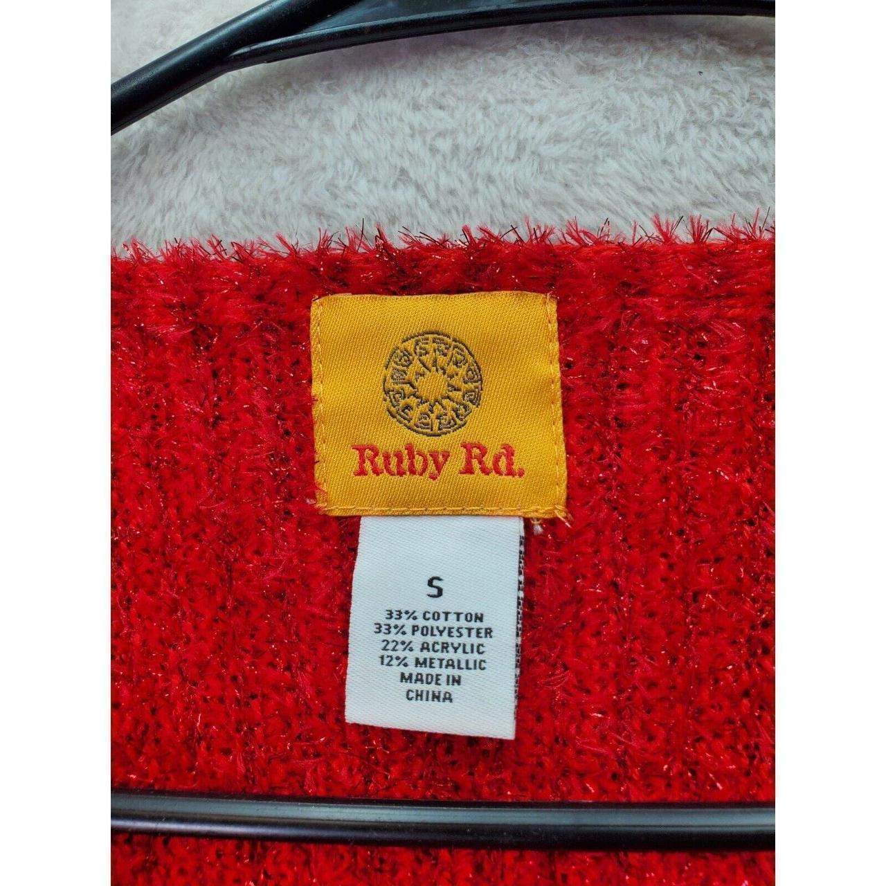 Ruby Rd. Women's Sweater - Red - S – Ruby Rd. Swe… - image 8