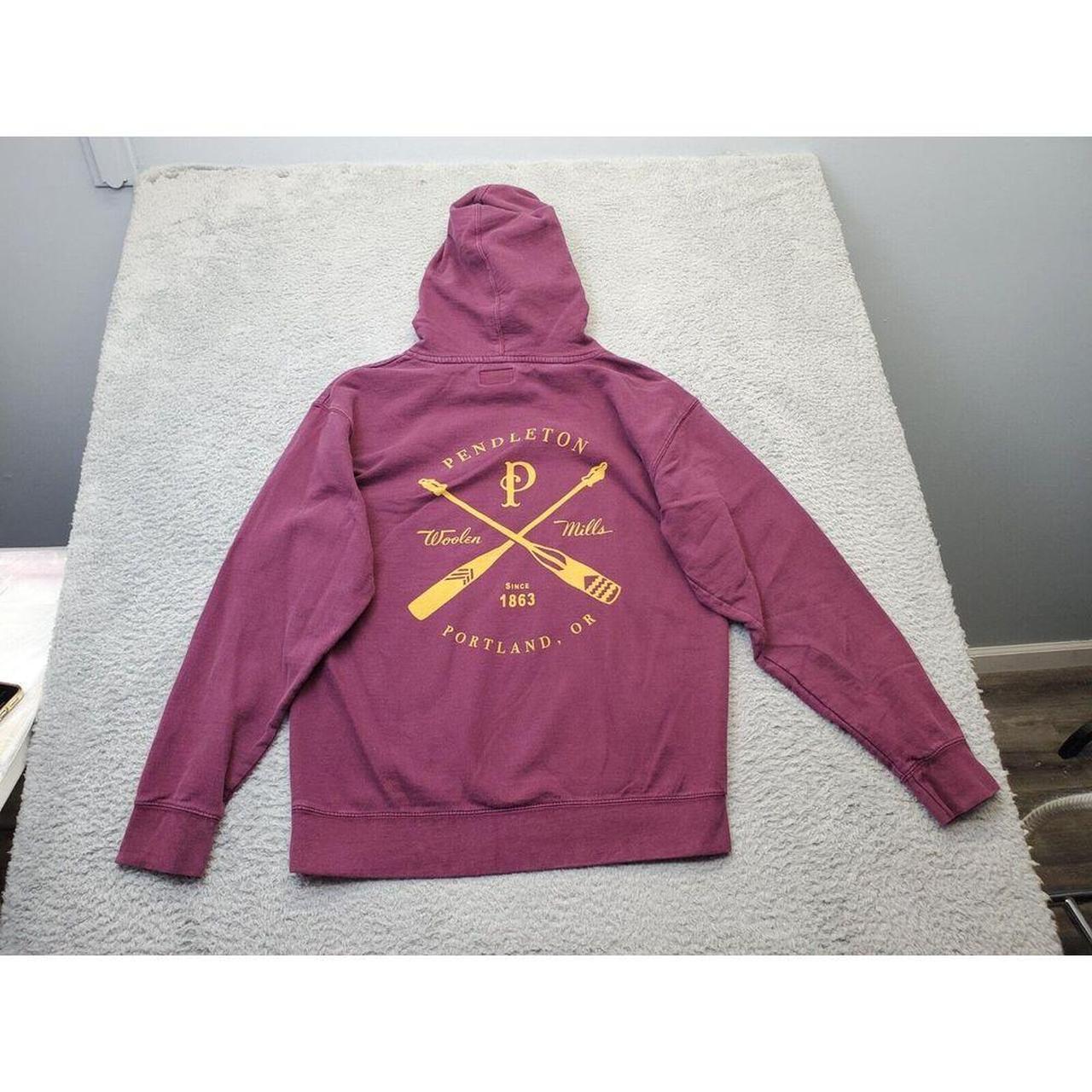 Pendleton Men's Hoodie - Red - M – Pendleton Wool… - image 2