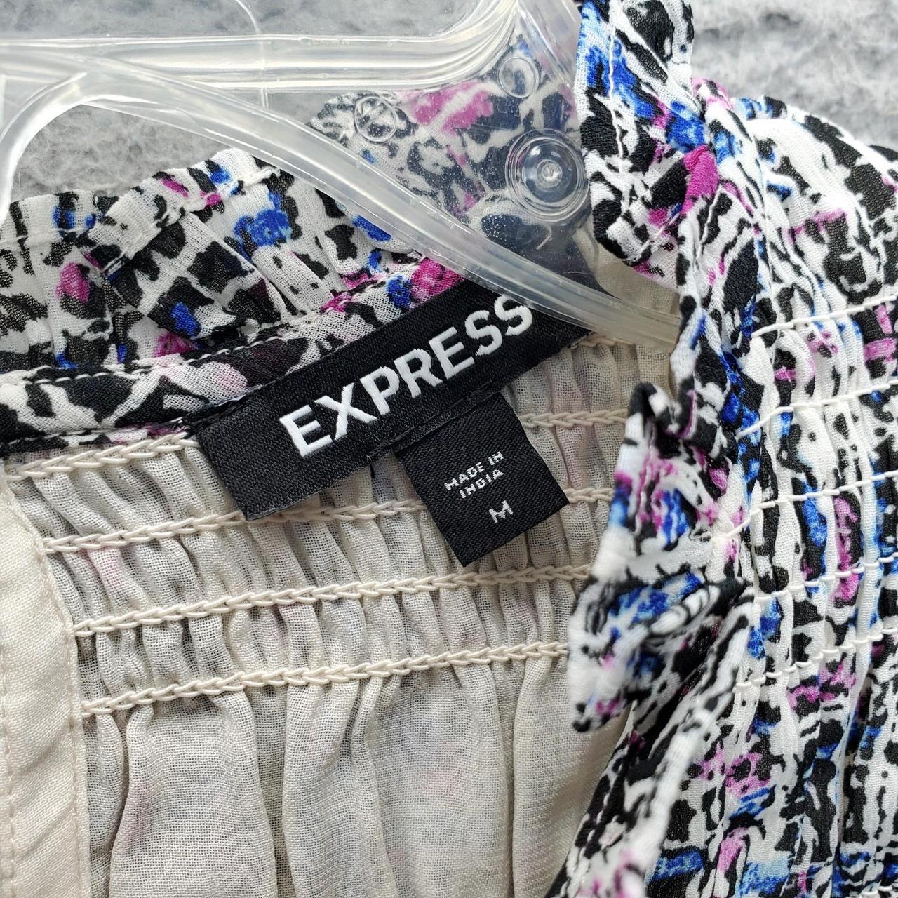 Express Women's Blouse - Multi - M – Express Smoc… - image 6