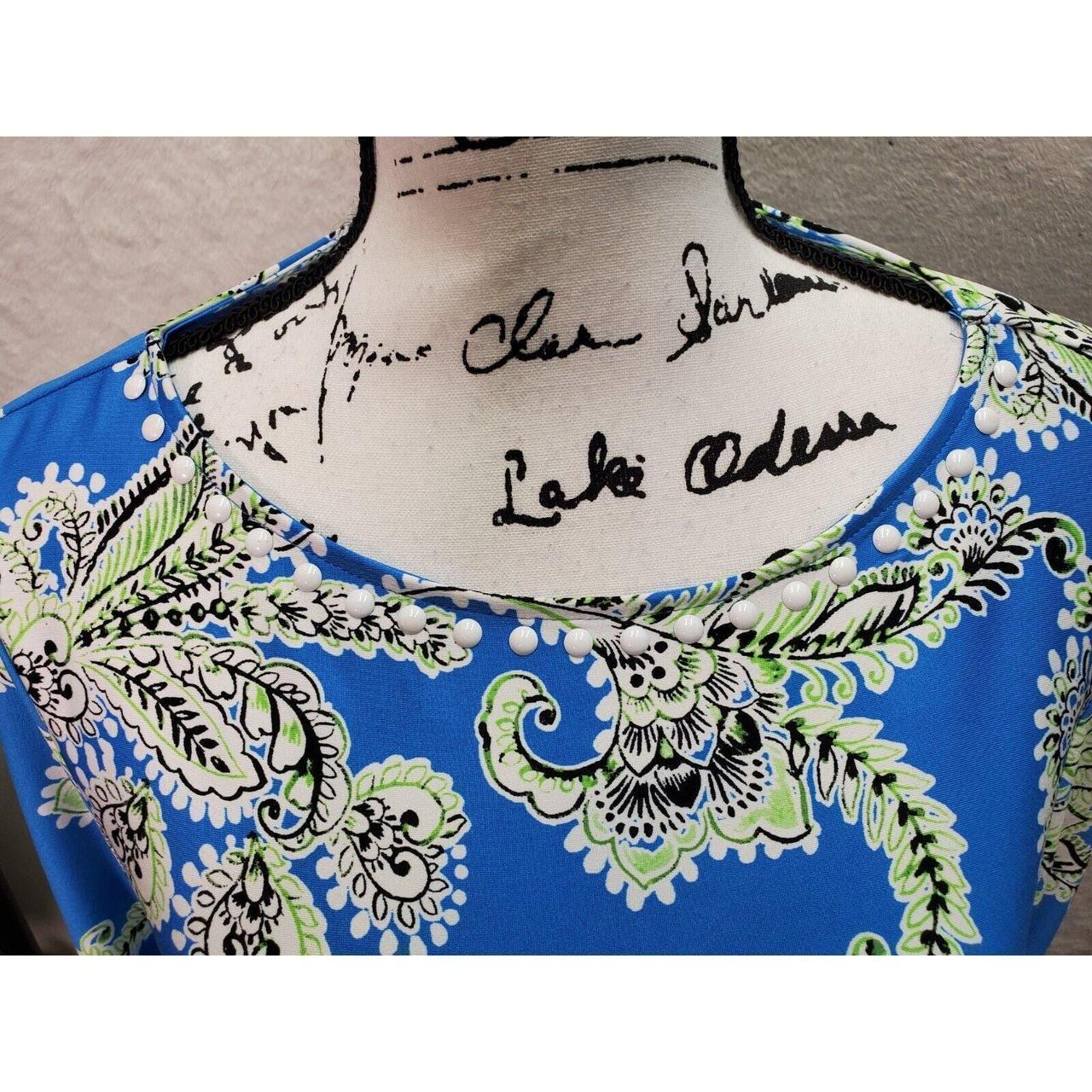 Ruby Rd. Women's Dress - Blue – Ruby Rd. Shift Dr… - image 5