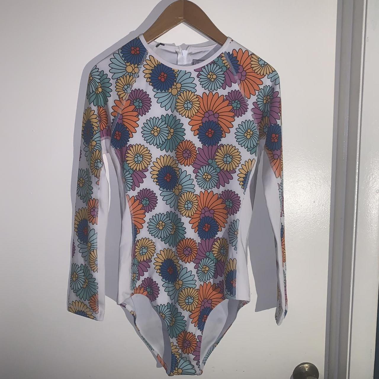 floral print wetsuit - Depop