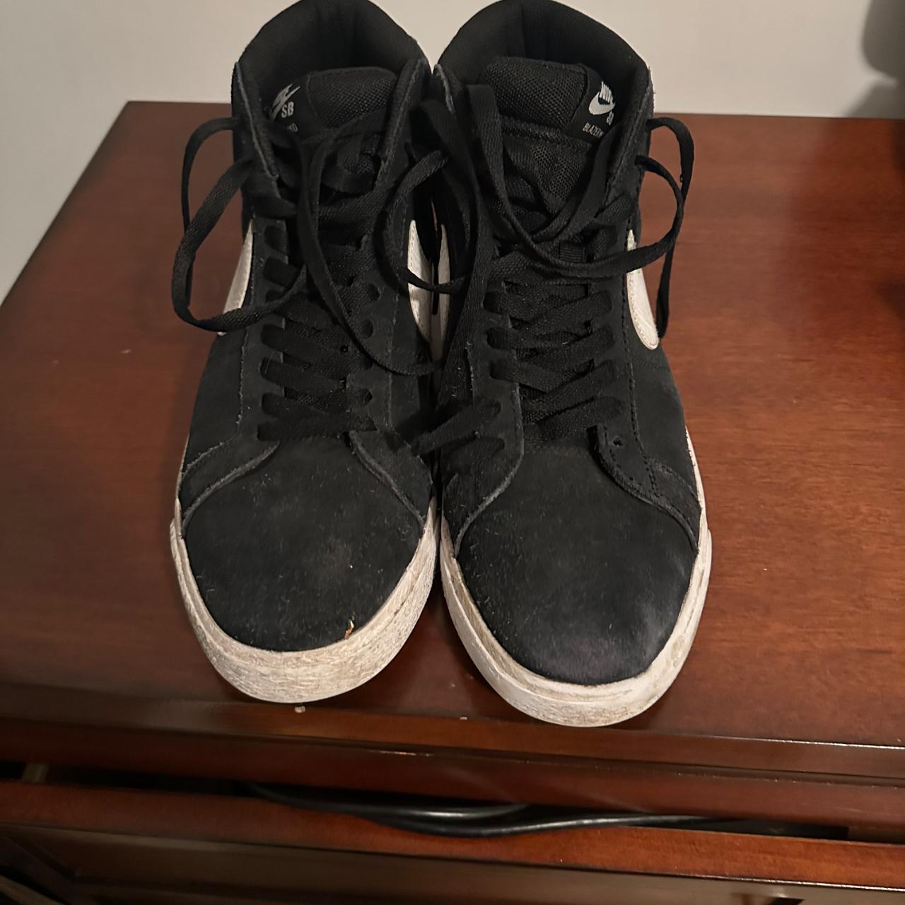 mens nike blazer black