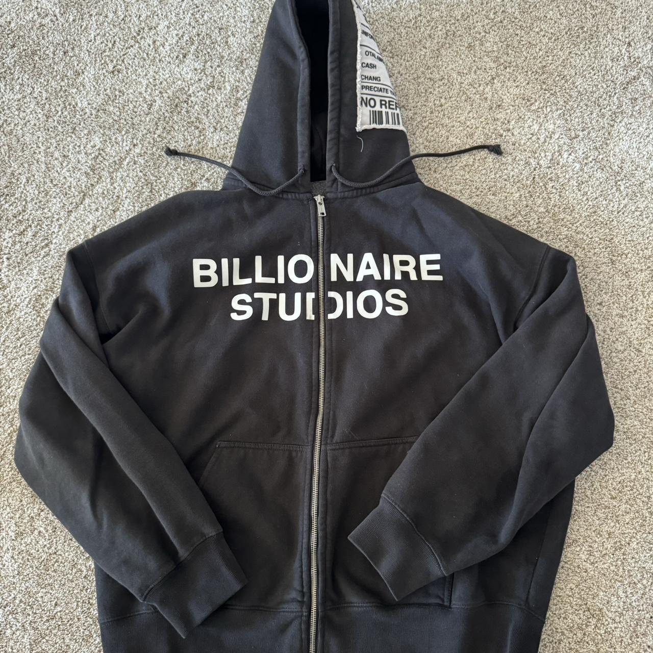 OG Billionaire Studios Hoodie Wide Fitted... Depop