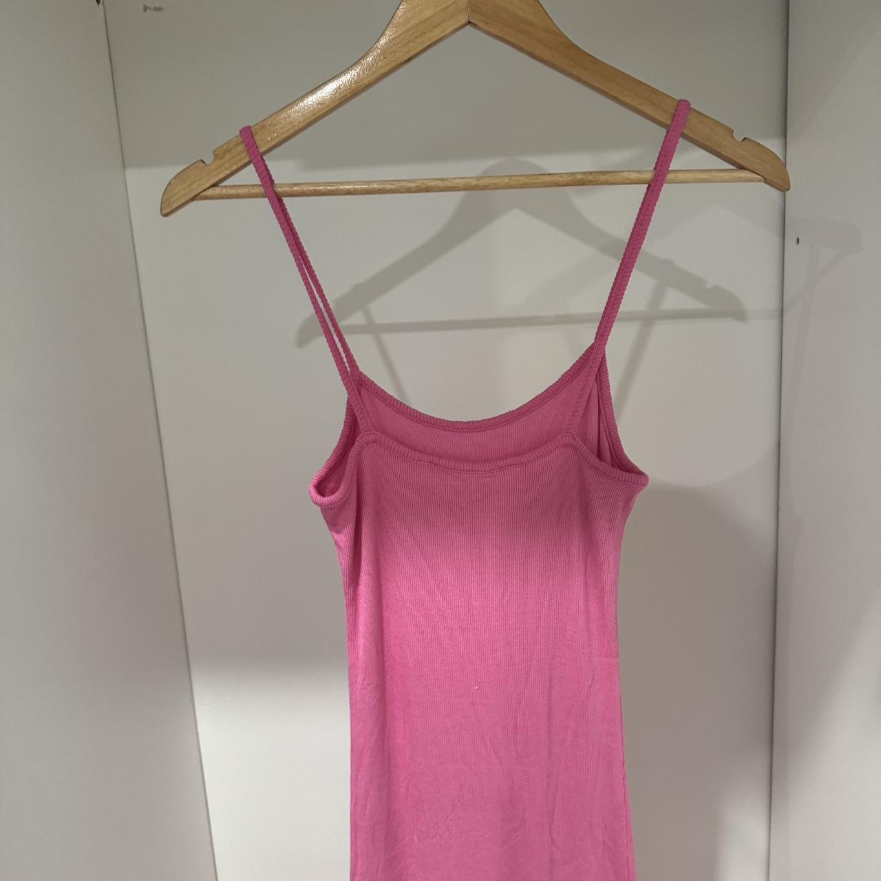 Glassons pink bodycon soft maxi dress barbie pink... Depop