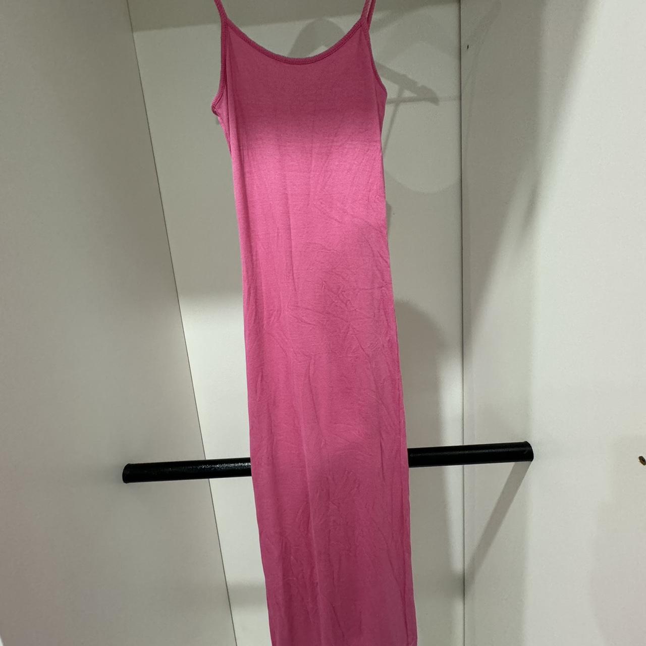 Glassons pink bodycon soft maxi dress barbie pink... Depop