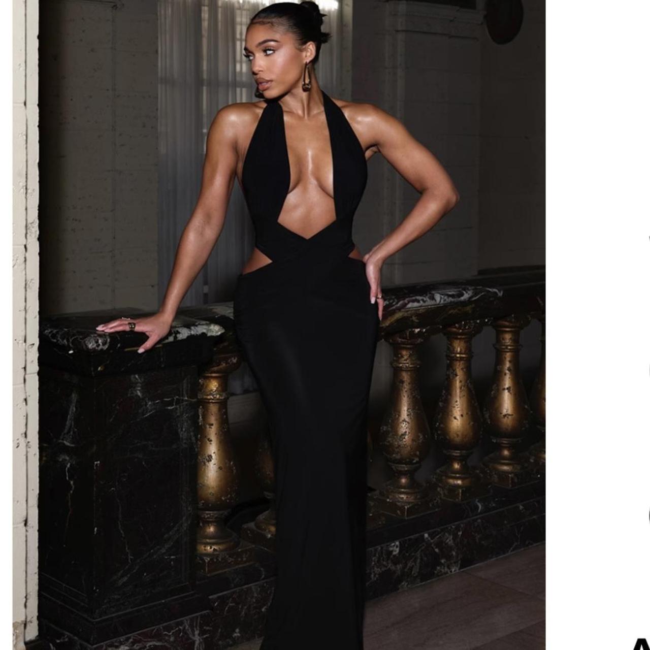 Gorgeous black maxi dress Worn once Size... - Depop