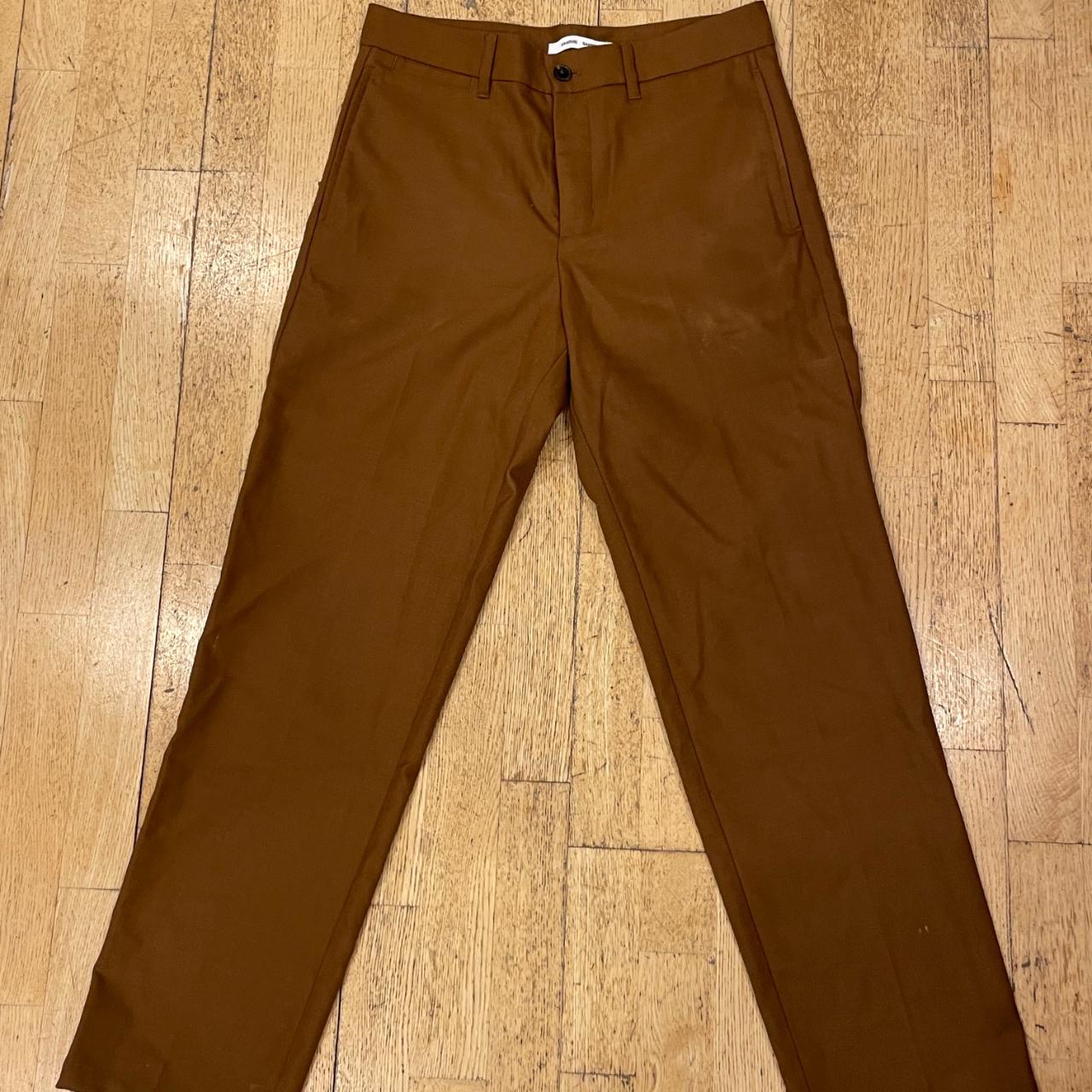 Oliver Spencer | Fishtail Tapered Linen Trousers | Men | Brown | UK/US 28 |  MILANSTYLE.COM