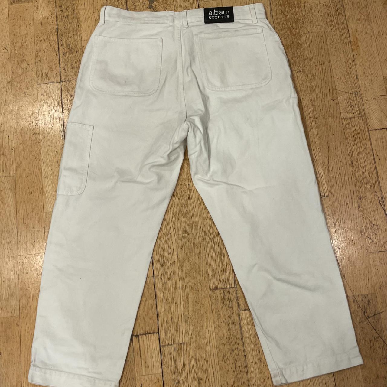 albam Utility White Jean size 32 Very good condition - Depop