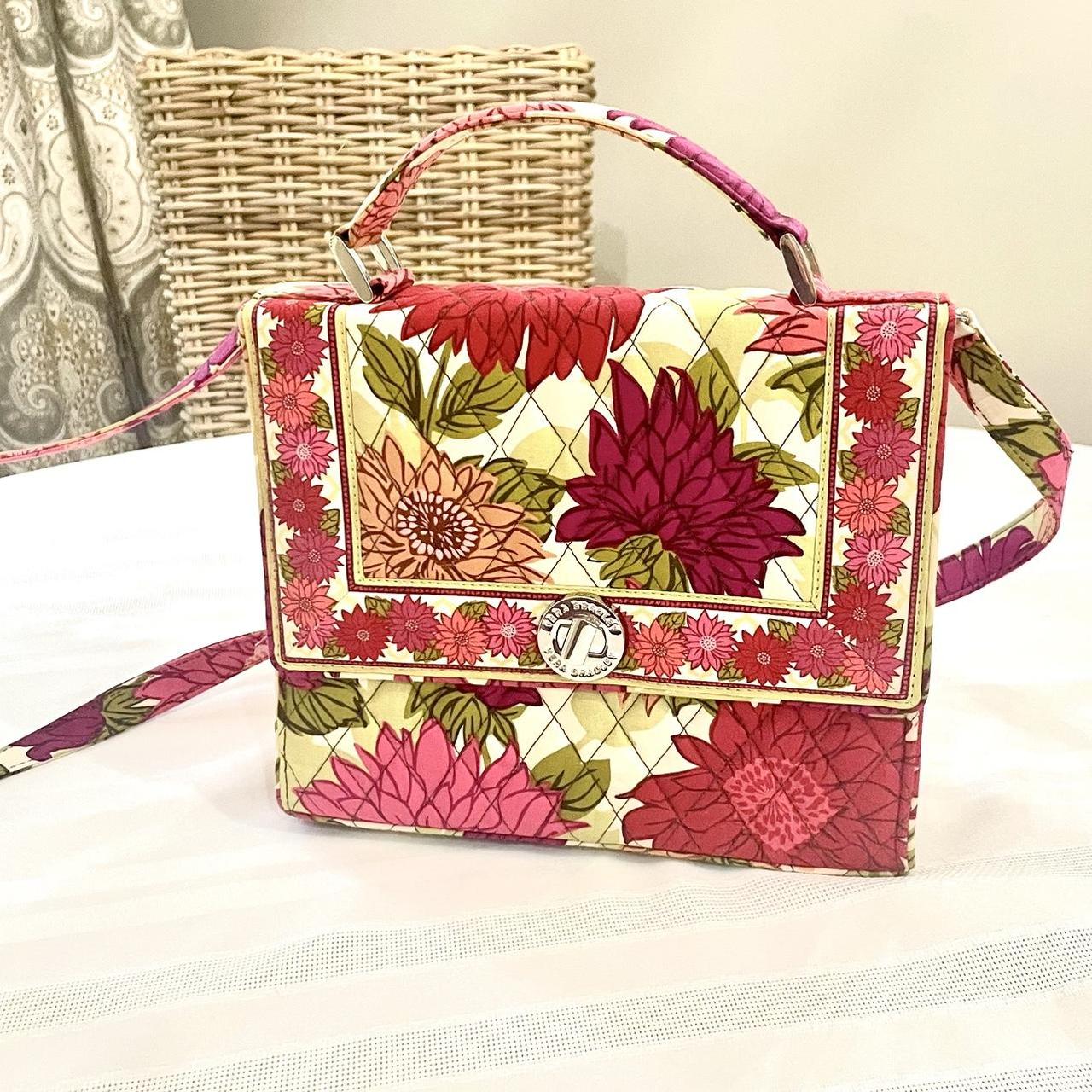 Retired Vera Bradley Fabric Patterns Vintage Handbag, Early 2000s