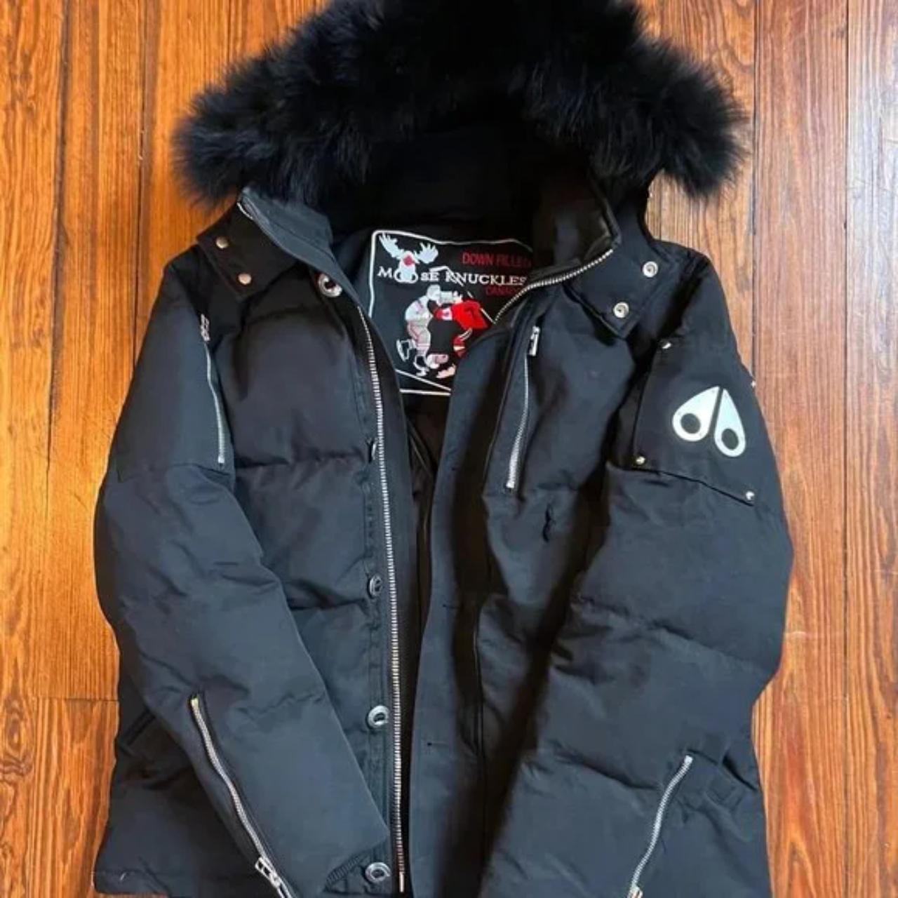 Moose Knuckles 3q Down Jacket With Fur Parka Depop 4447