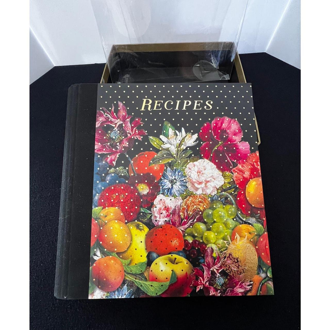 Paperchase Recipe Ring Binder Flowers and Fruits... Depop