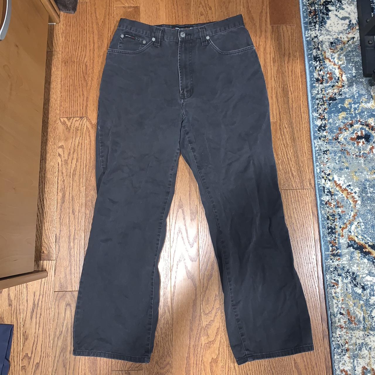 Black Perry Ellis jeans/pants men’s size... - Depop