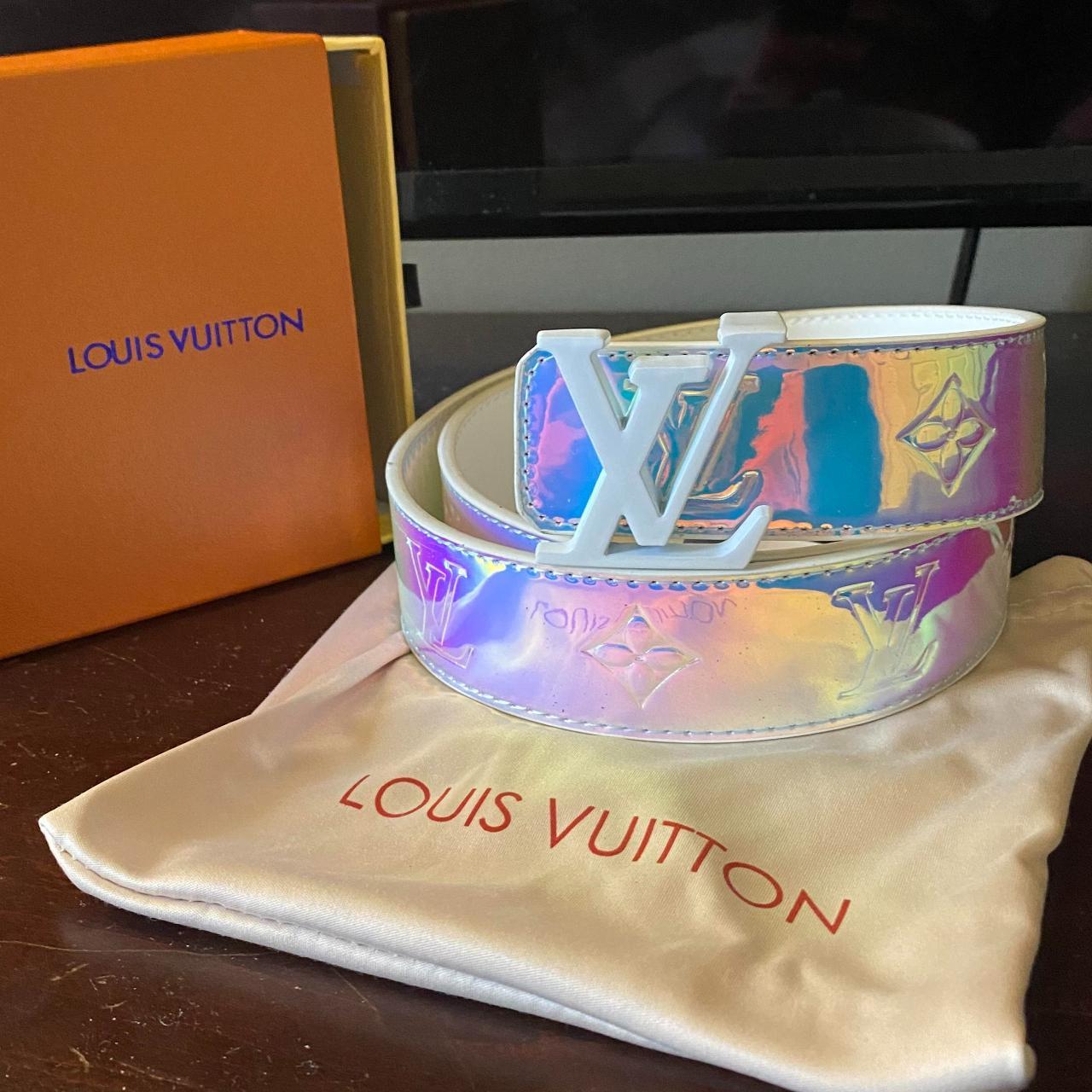 Belt Buckles Holographic Louis Vuitton Belt Louis Vuitton Prism