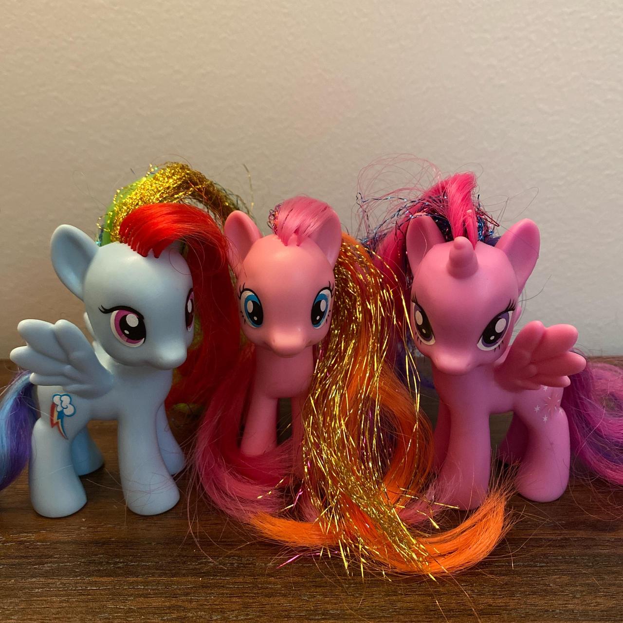 My Little Pony Power Ponies Brushable Toy Ponies G4... - Depop