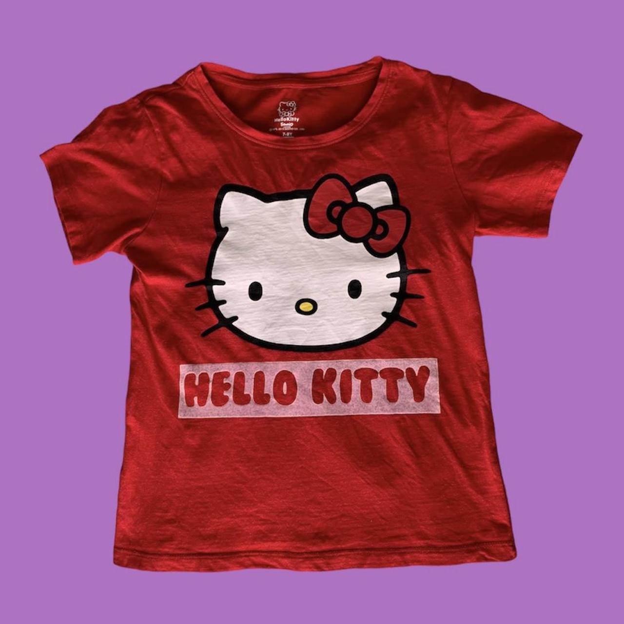 Cutest Y2K Hello Kitty baby tee! Item:... - Depop