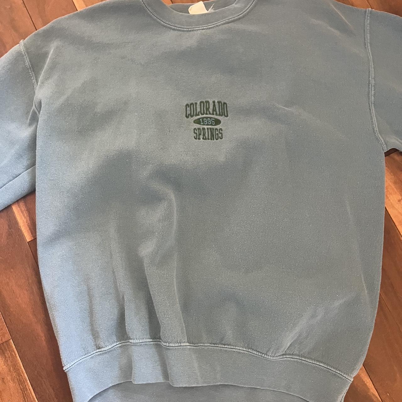 Blue Colorado springs sweatshirt - Depop