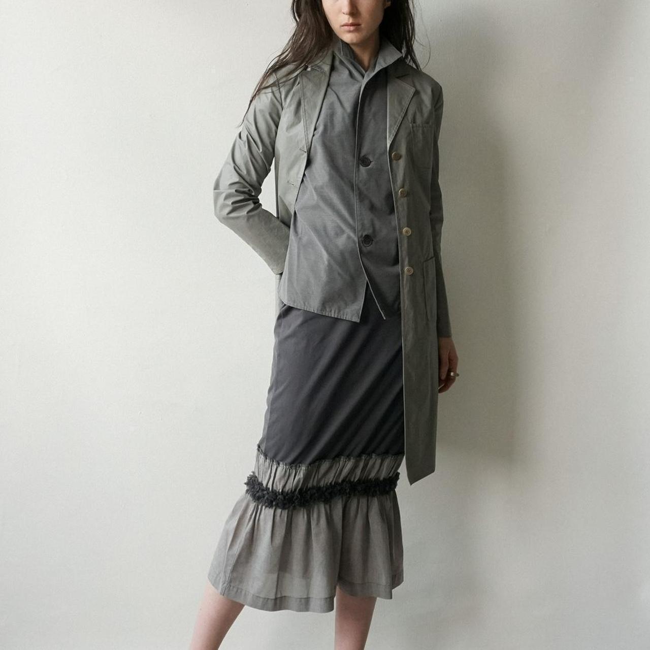 Miu Miu Women's Duster Jacket - Grey - S – Miu Mi… - image 3