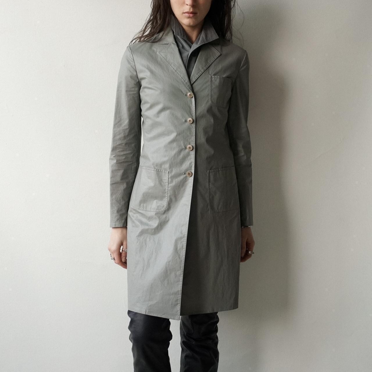 Miu Miu Women's Duster Jacket - Grey - S – Miu Mi… - image 6