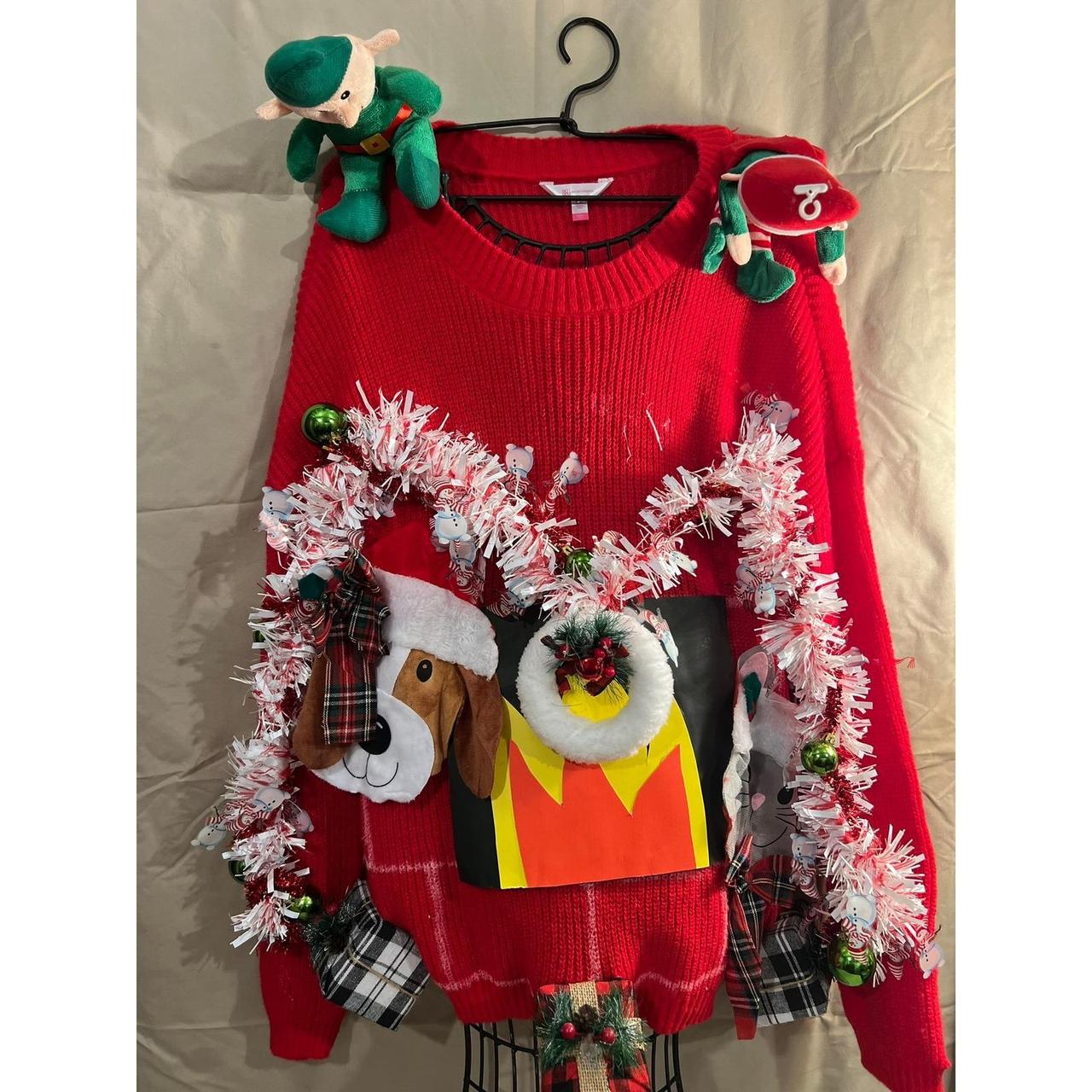 No Boundaries Women's Sweater - Red - 3XL – NO BO… - image 3