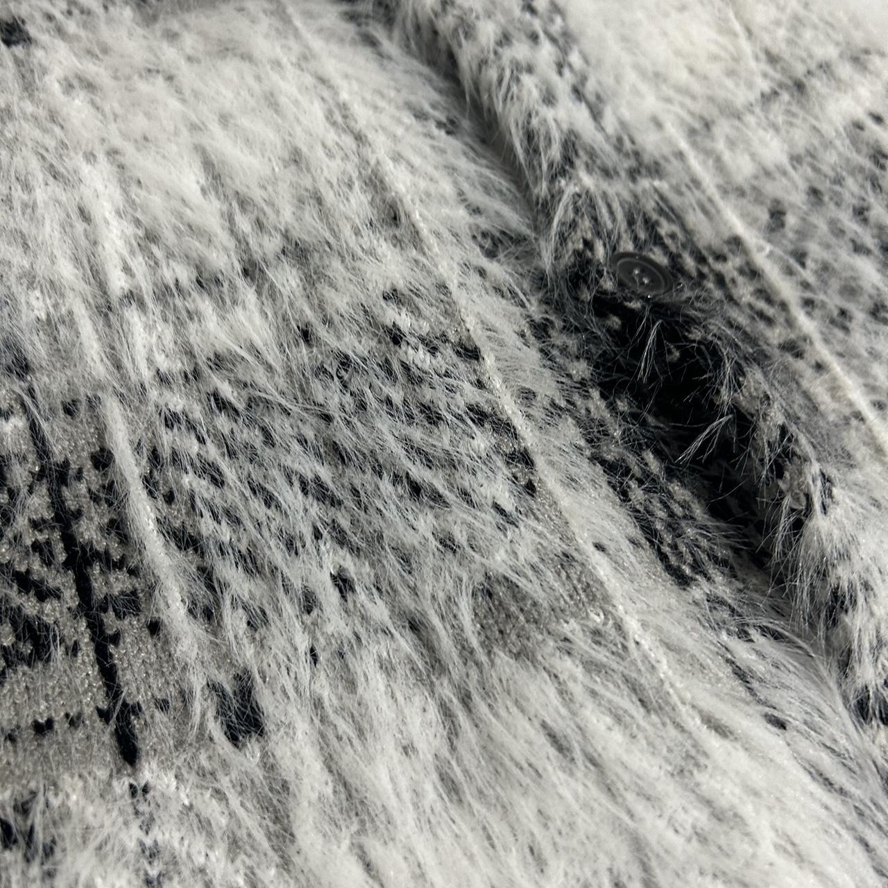 stüssy hairy plaid cardigan unisex would fit | Depop