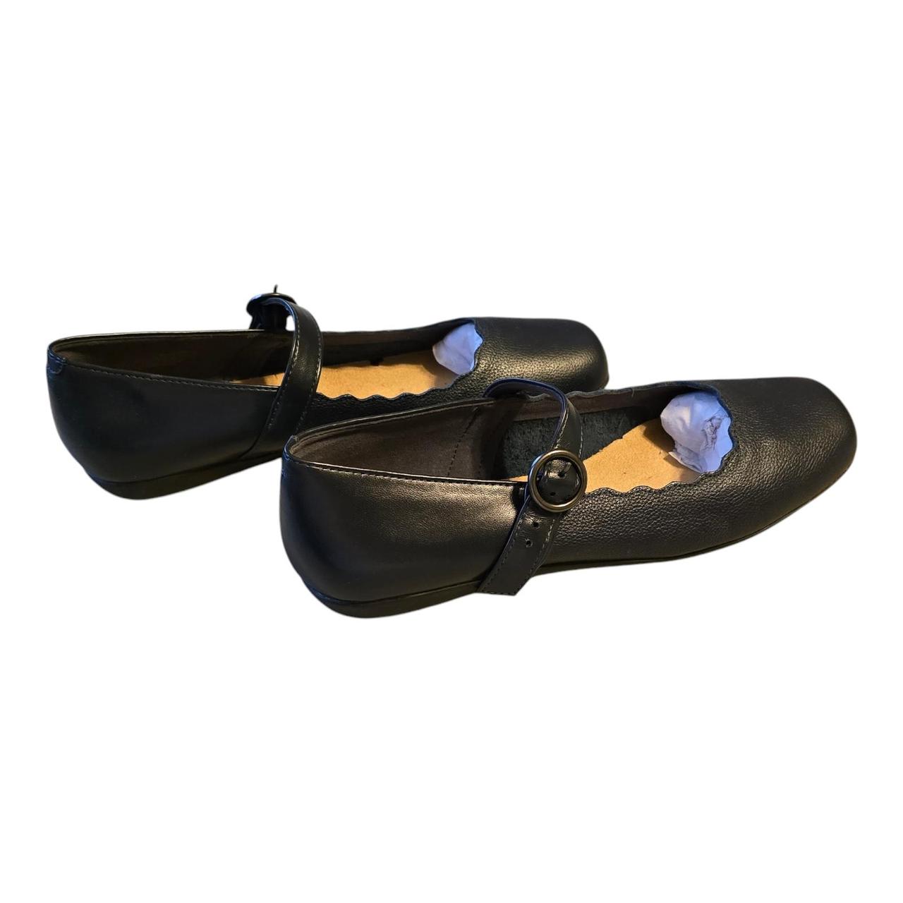 Trotters Women's Maxine Heels Mule Sandals - Navy Blue 7.5 Comfort Leather Shoes