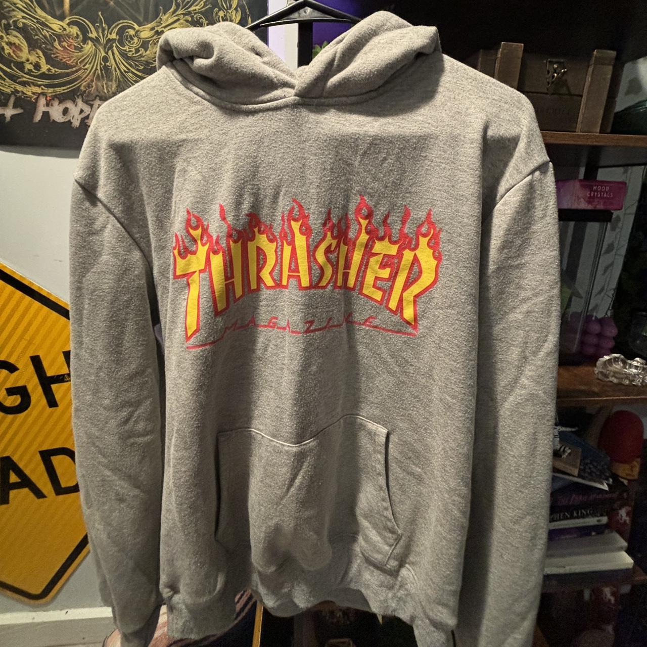 L thrasher hoodie Depop