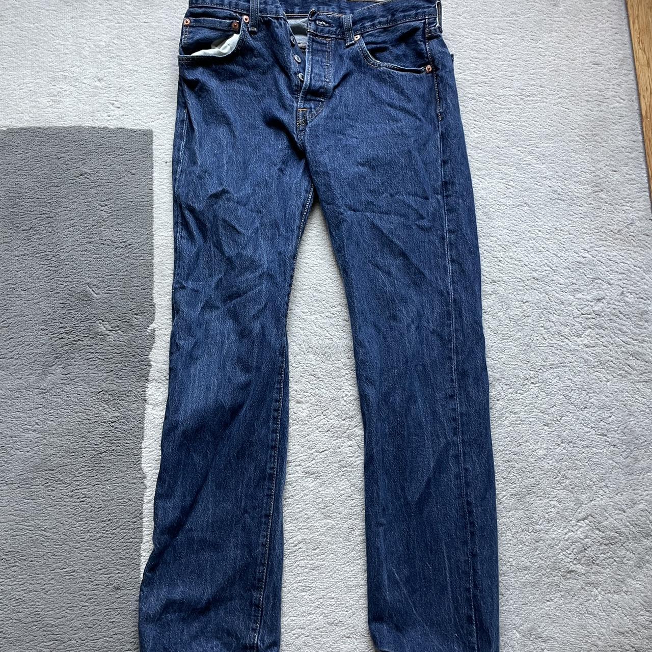 Levi s 501 31 32 dark blue jeans levis 501 32 31. Depop