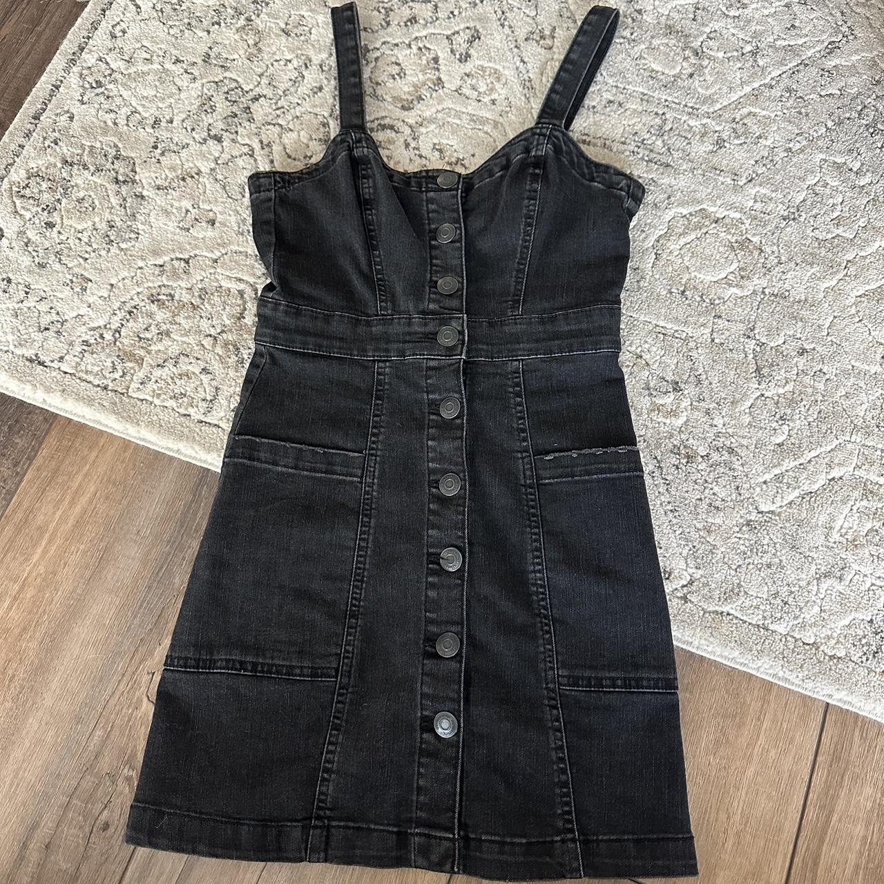 Aeropostale denim dress Size small Lightly worn. Depop