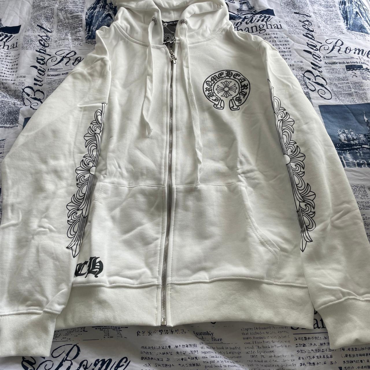Chrome Hearts Zipper Jacket. Currently available in... - Depop