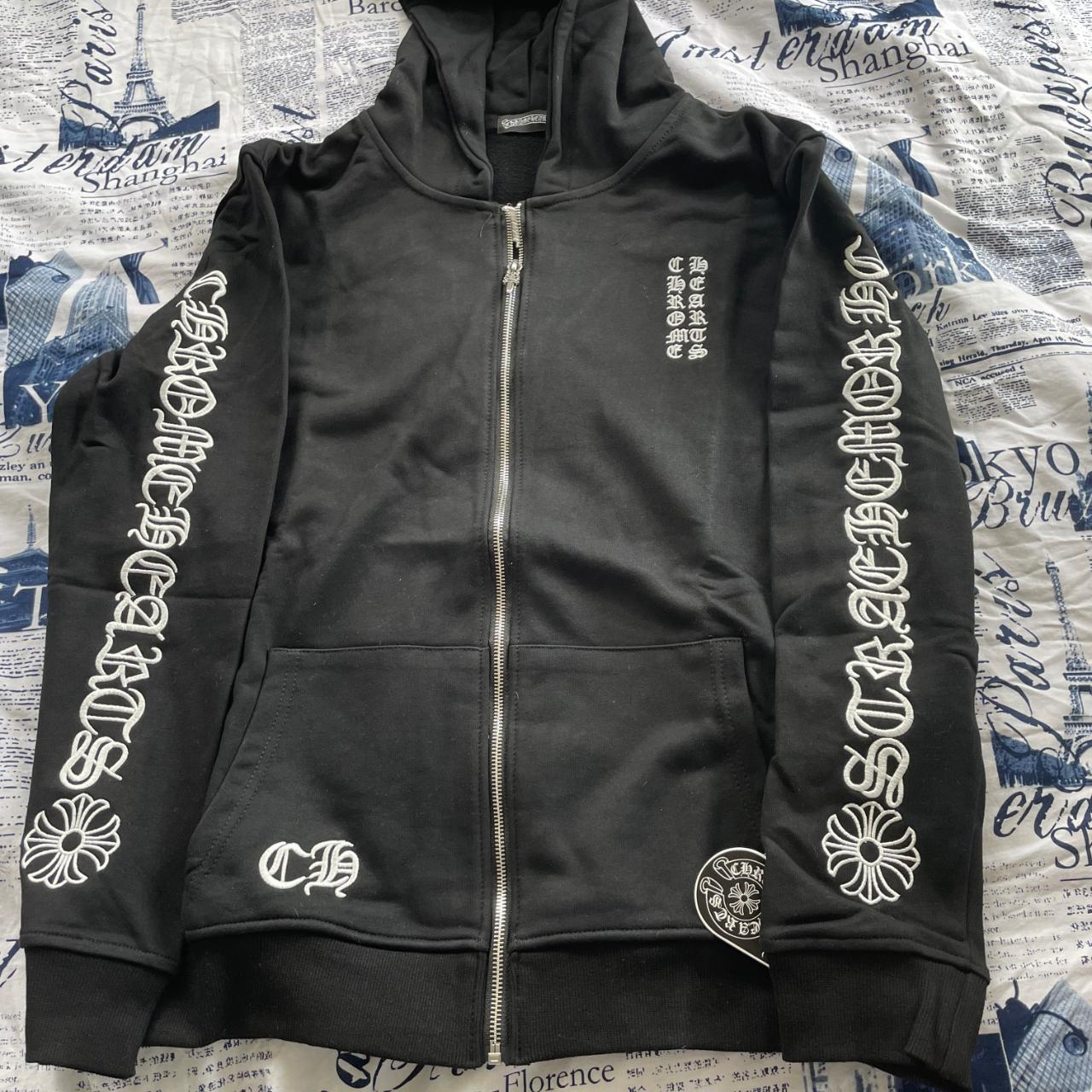 Chrome Hearts Zipper Jacket. I have this in Medium... - Depop