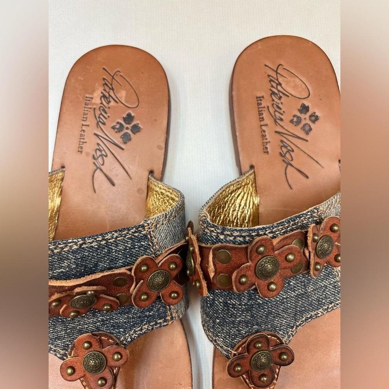 Patricia Nash Women's Sandals - Blue/Brown - US 7… - image 5