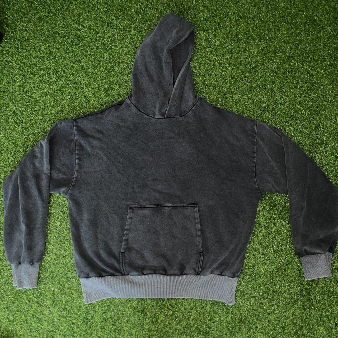 MNML DOUBLE LAYERED HOODIE GREY SIZE XL