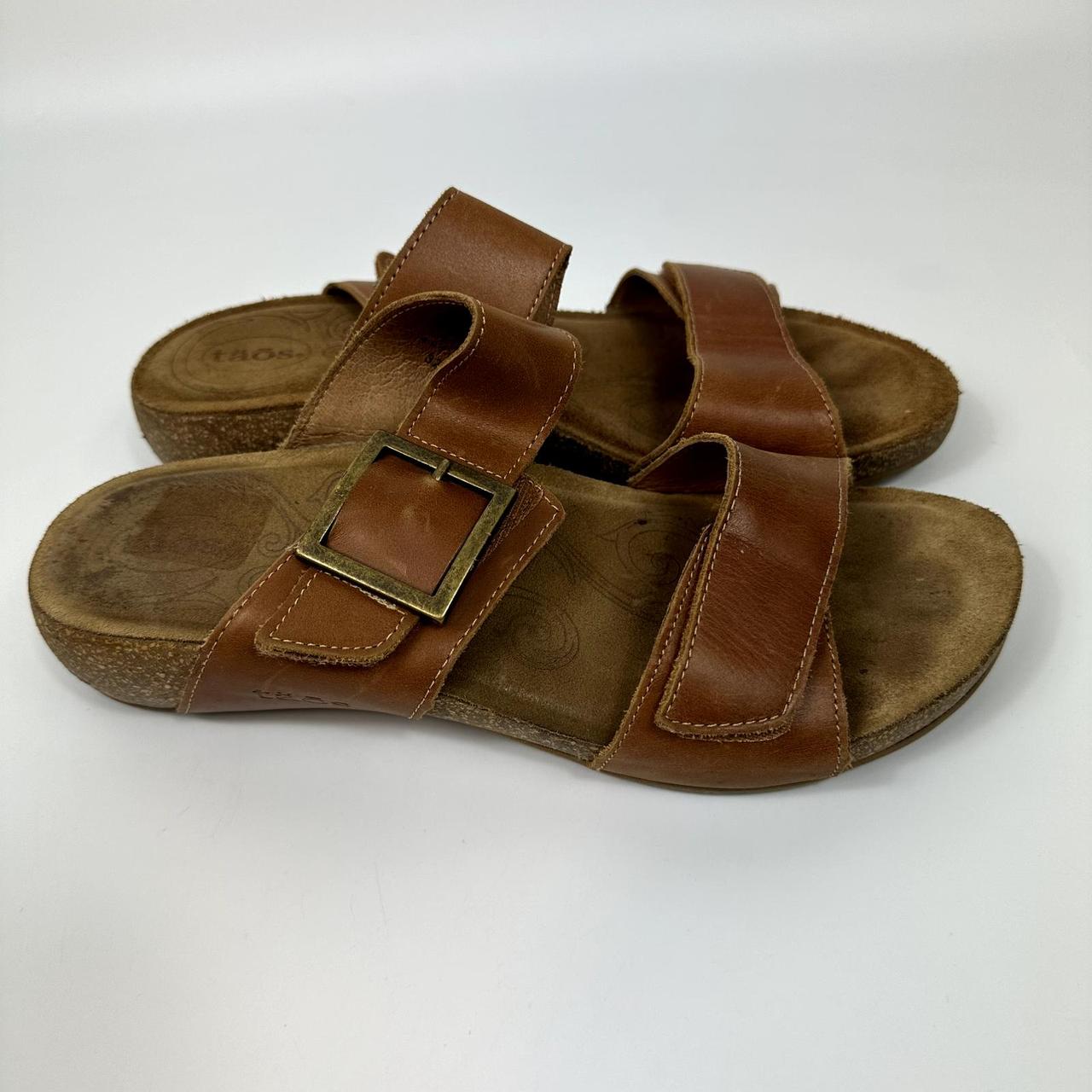 Taos My Dear Sandals Womens Size 9-9.5 40 Brown... - Depop