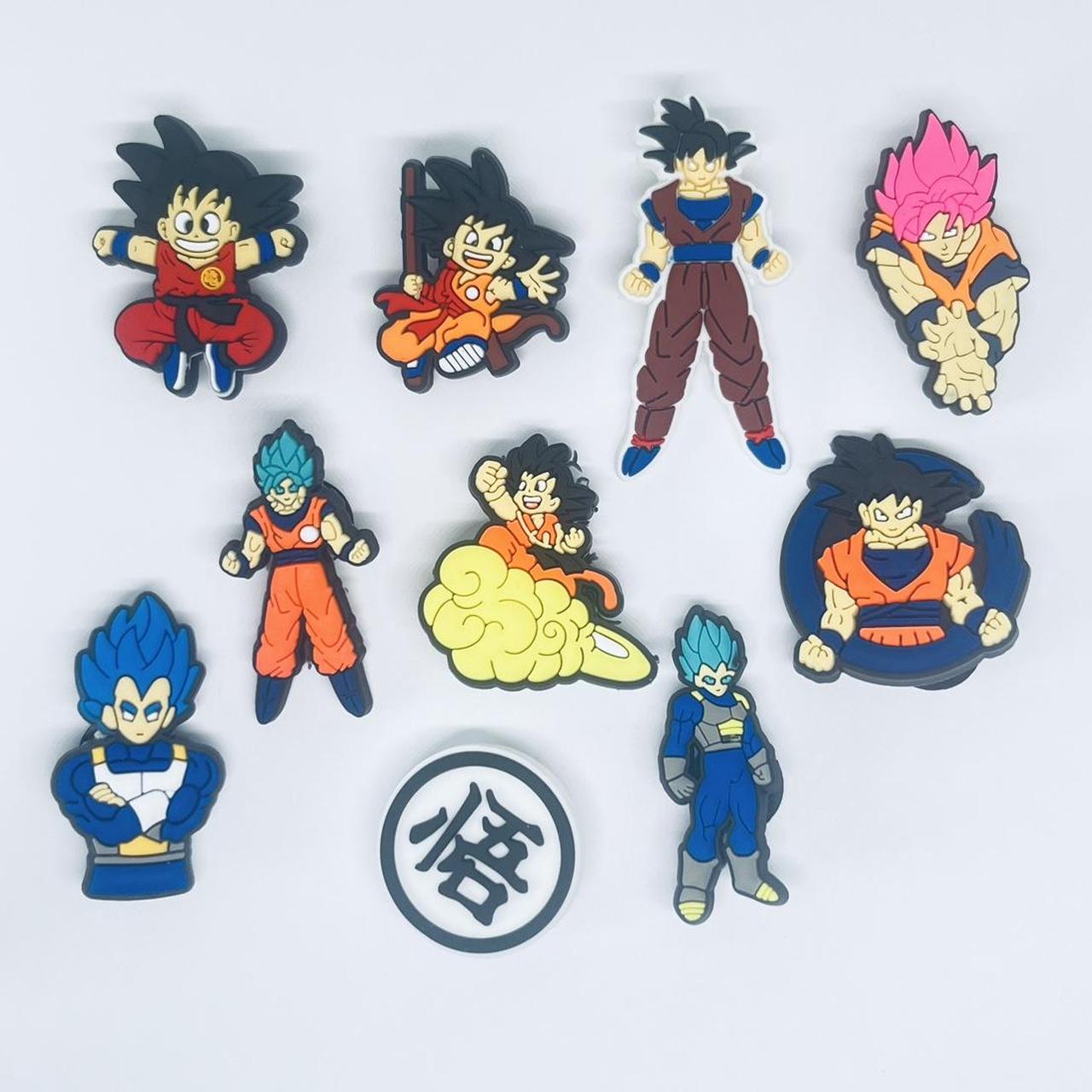 Pack of 10 dragon ball z croc charm shoe jibbitz . Depop