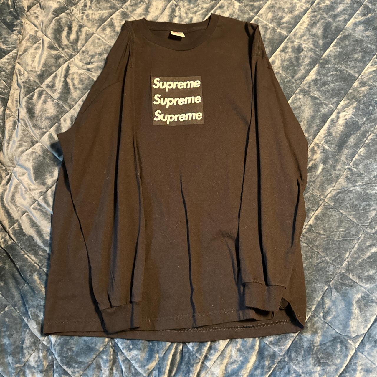 Supreme Asspizza Triple Box Logo Mystery newest Tee Shirt Brown