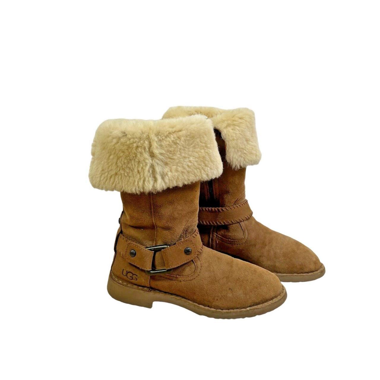 Ugg braiden shop fur lined boots