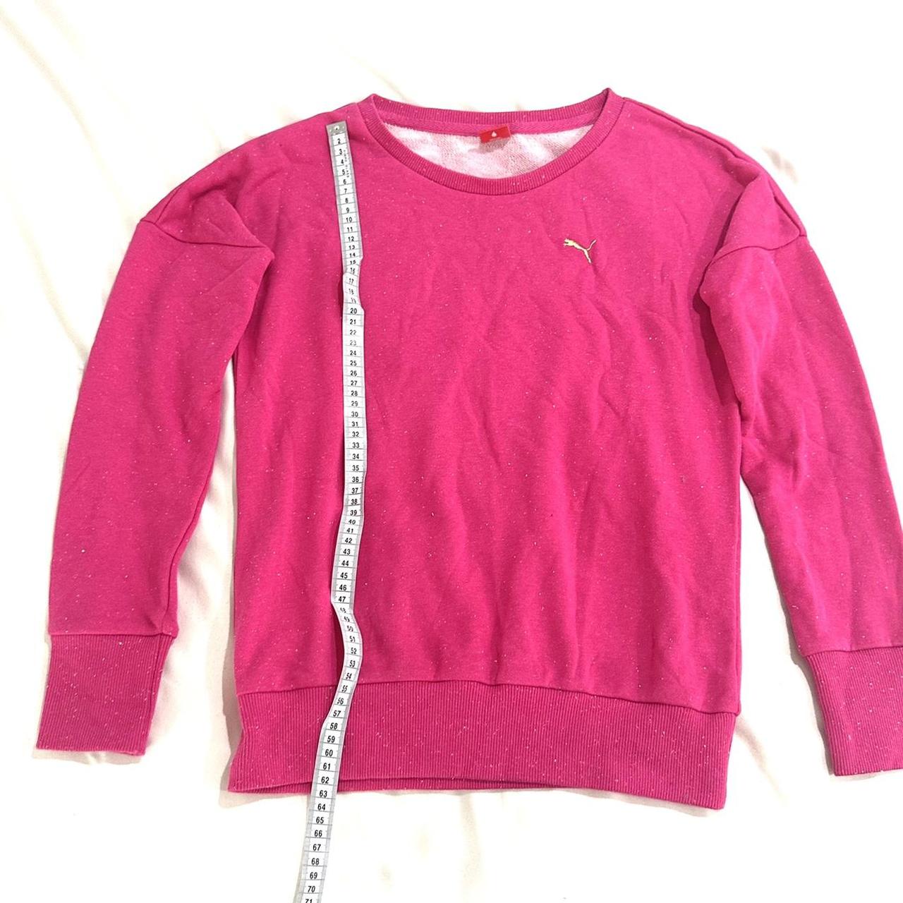 Pink puma jumper Womens size S Worn once in. Depop