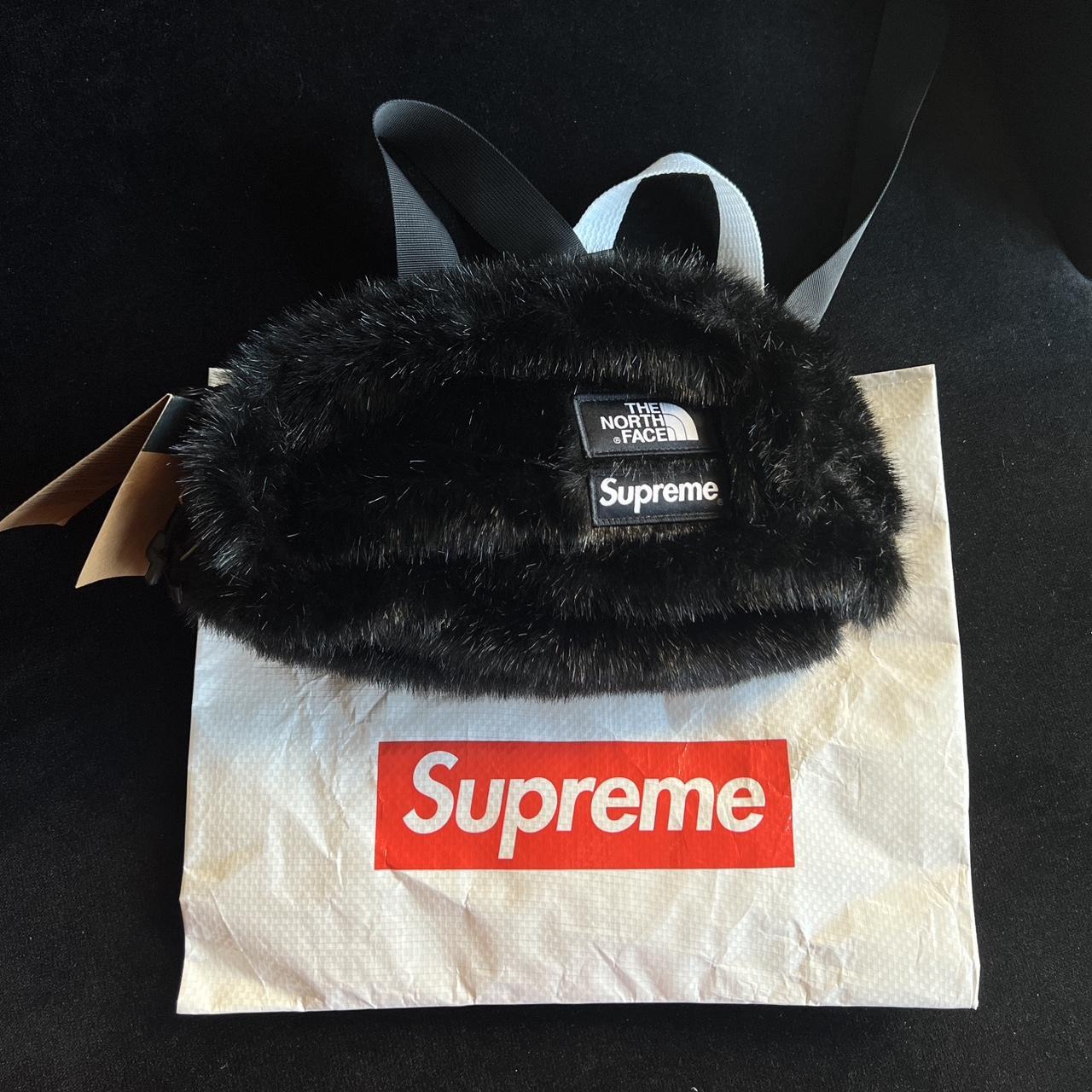 Supreme x The North Face Waist Bag, Faux Fur