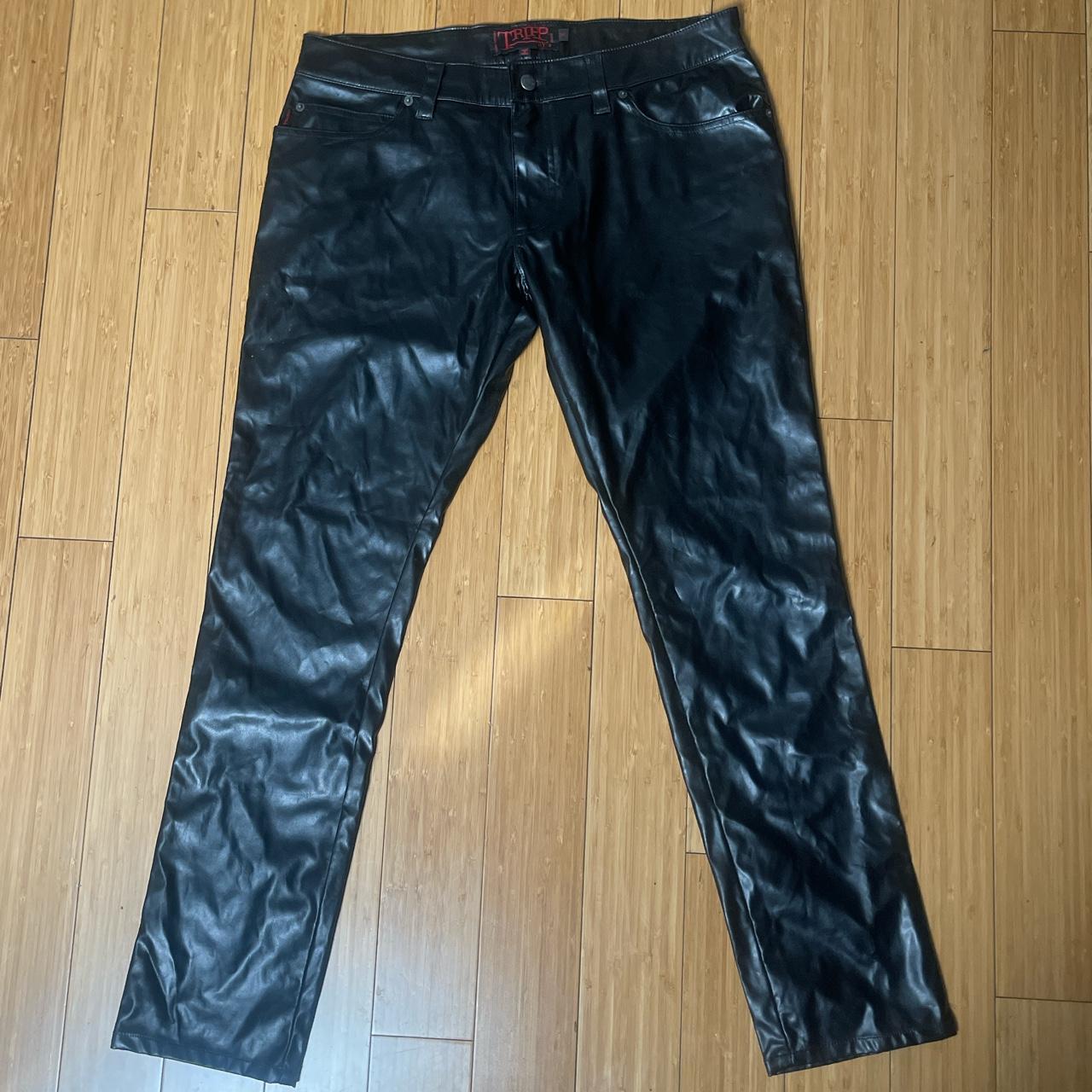 Tripp nyc vegan leather pants size 36 - Depop