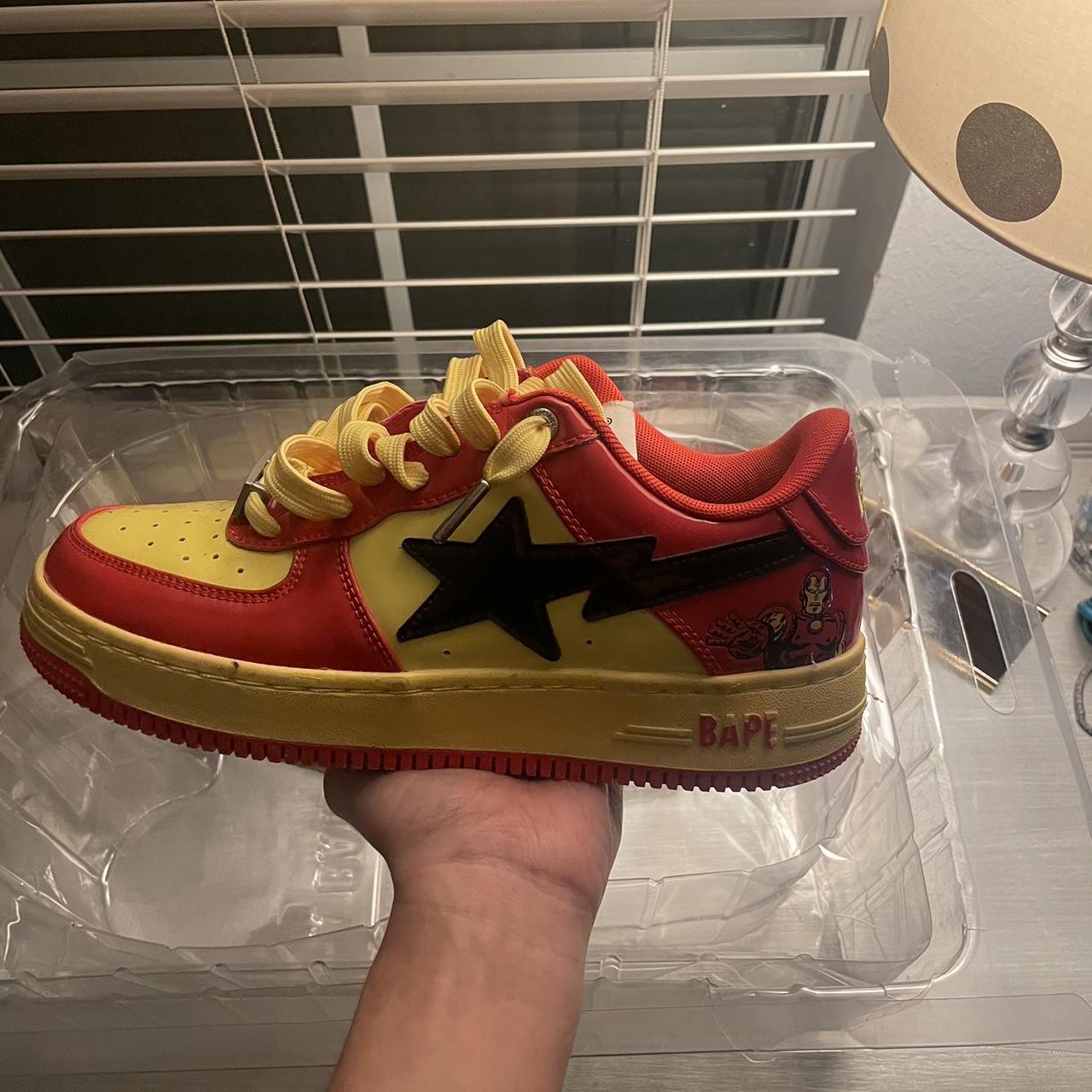 Bapesta Marvel Collab “Iron Man” Only Worn A Depop